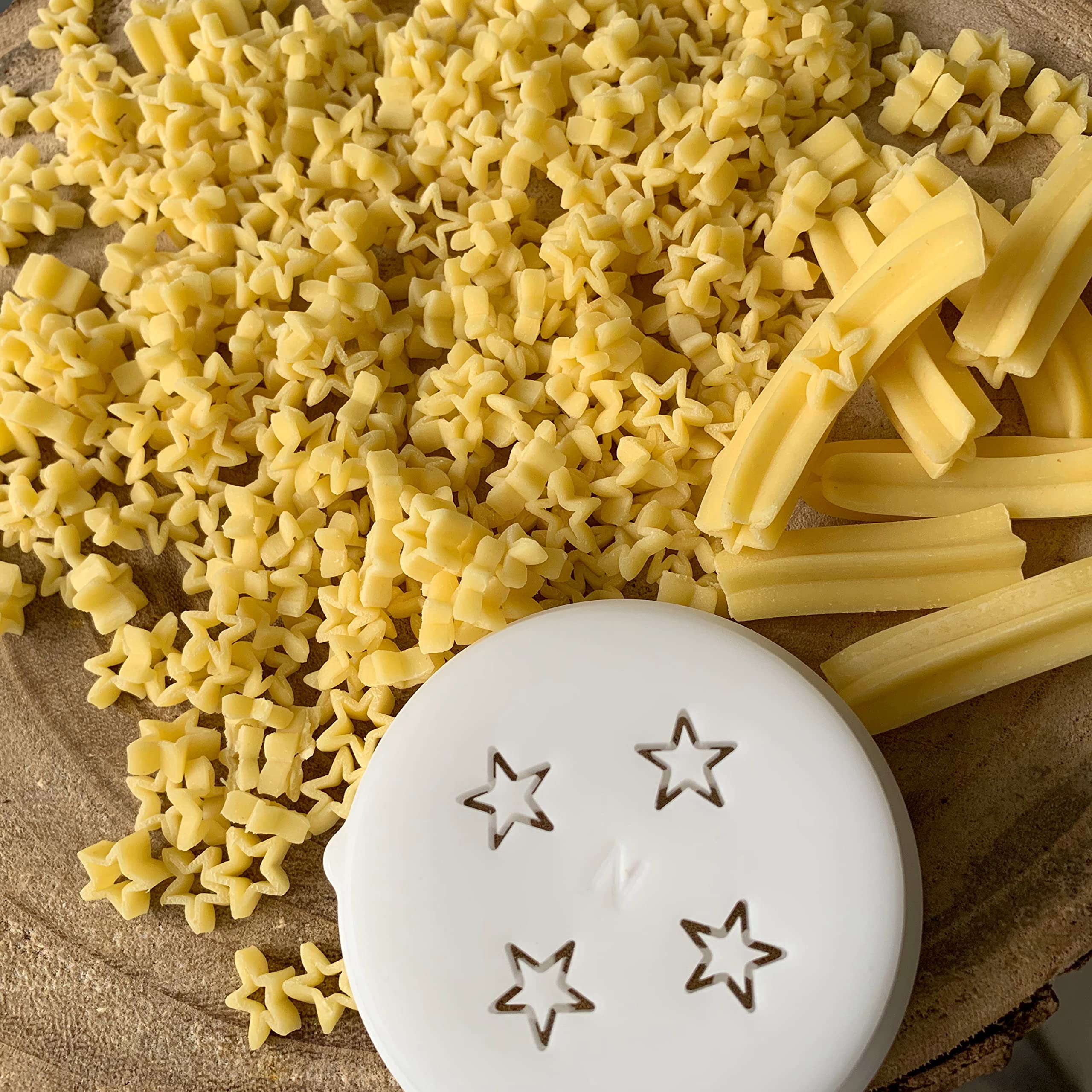 BNN Macaroni Star Pasta Disc - 12mm (AMMACS12) - Compatible with Philips Pasta Maker - Perfect for Homemade Pasta, Italian Cuisine & Family Dinners