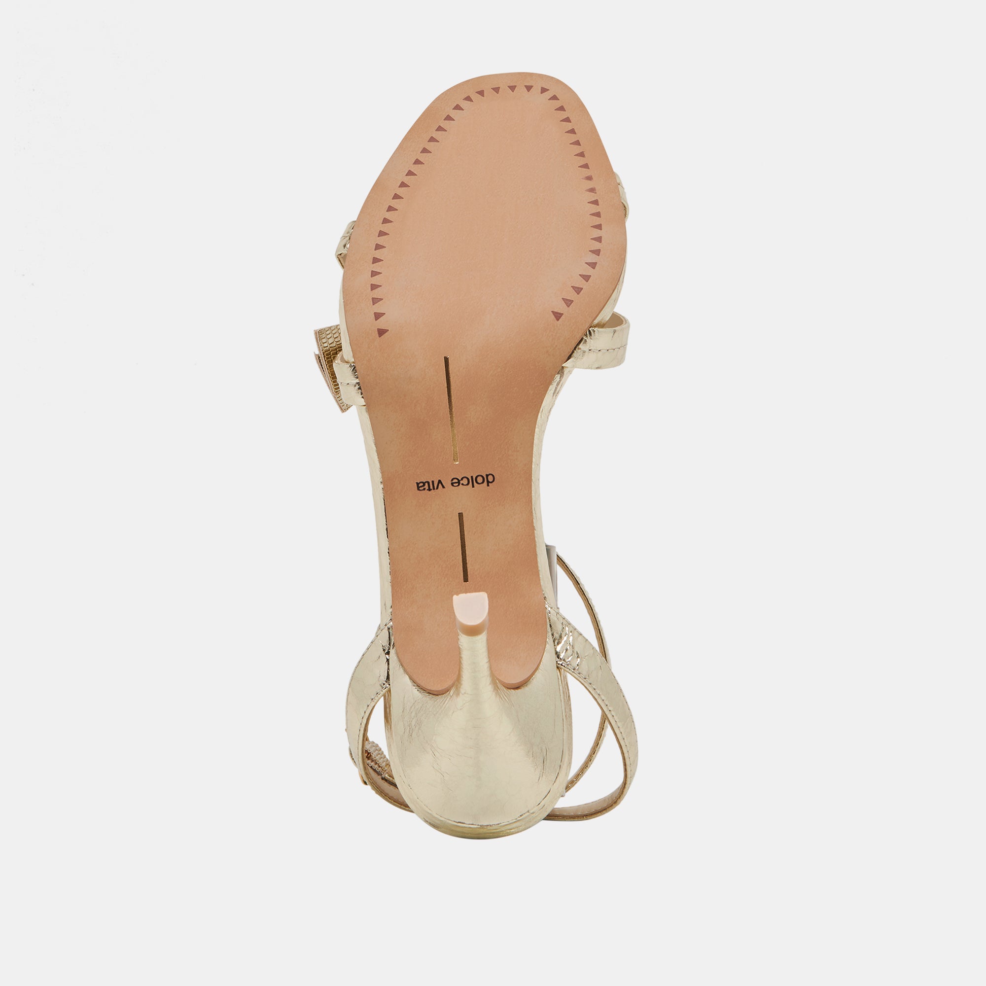 GALOR Women's Gold Distressed Leather Heels - Stylish High Heels for Parties, Weddings & Evening Events
