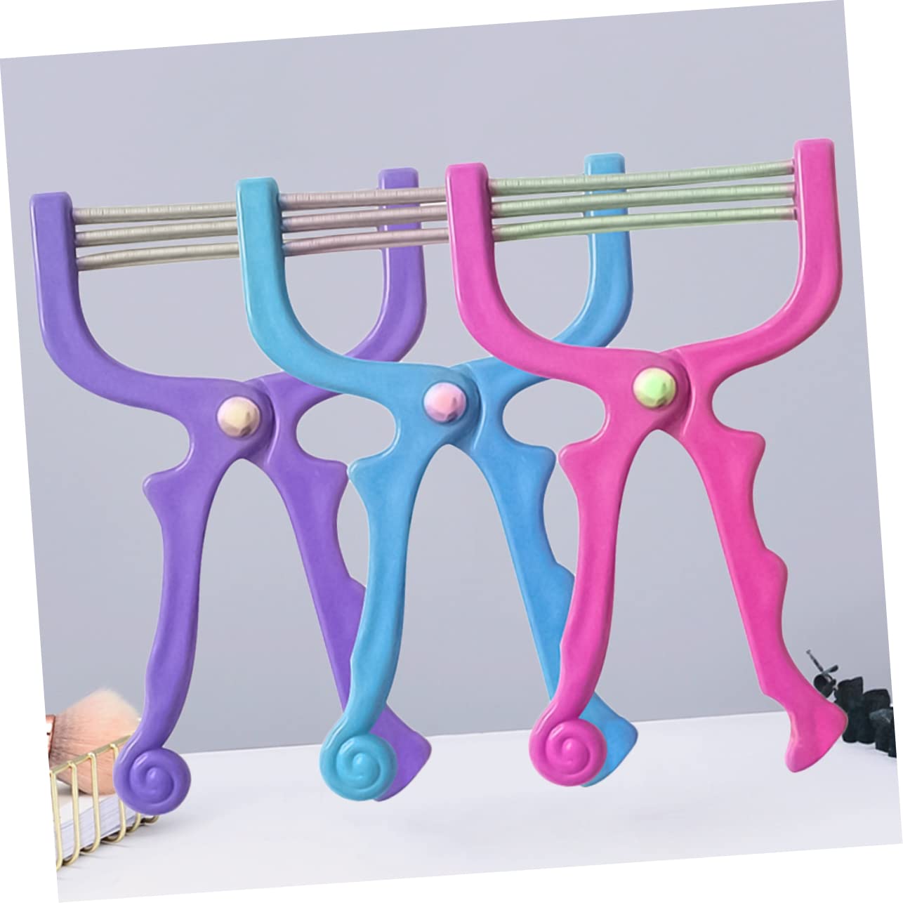 IPetboom 3-Pack Facial Hair Removal Spring Tool - Portable & Reusable Eyebrow & Upper Lip Hair Remover for Women - Perfect for Travel, Home Use & Quick Touch-Ups