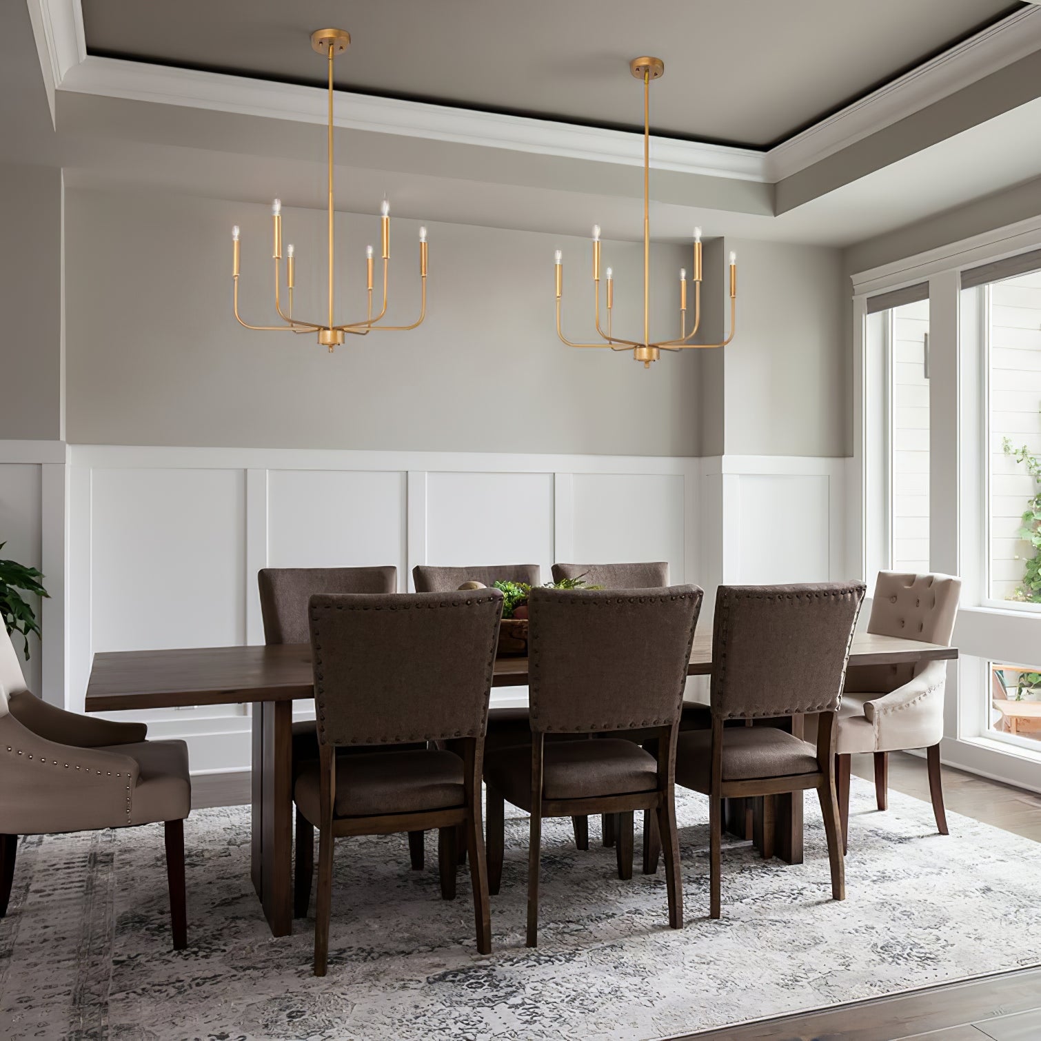 Dimmable Classic Crystal Chandelier - Elegant Ceiling Light Fixture for Dining Room, Living Room & Bedroom | Perfect for Home Decor & Wedding Events