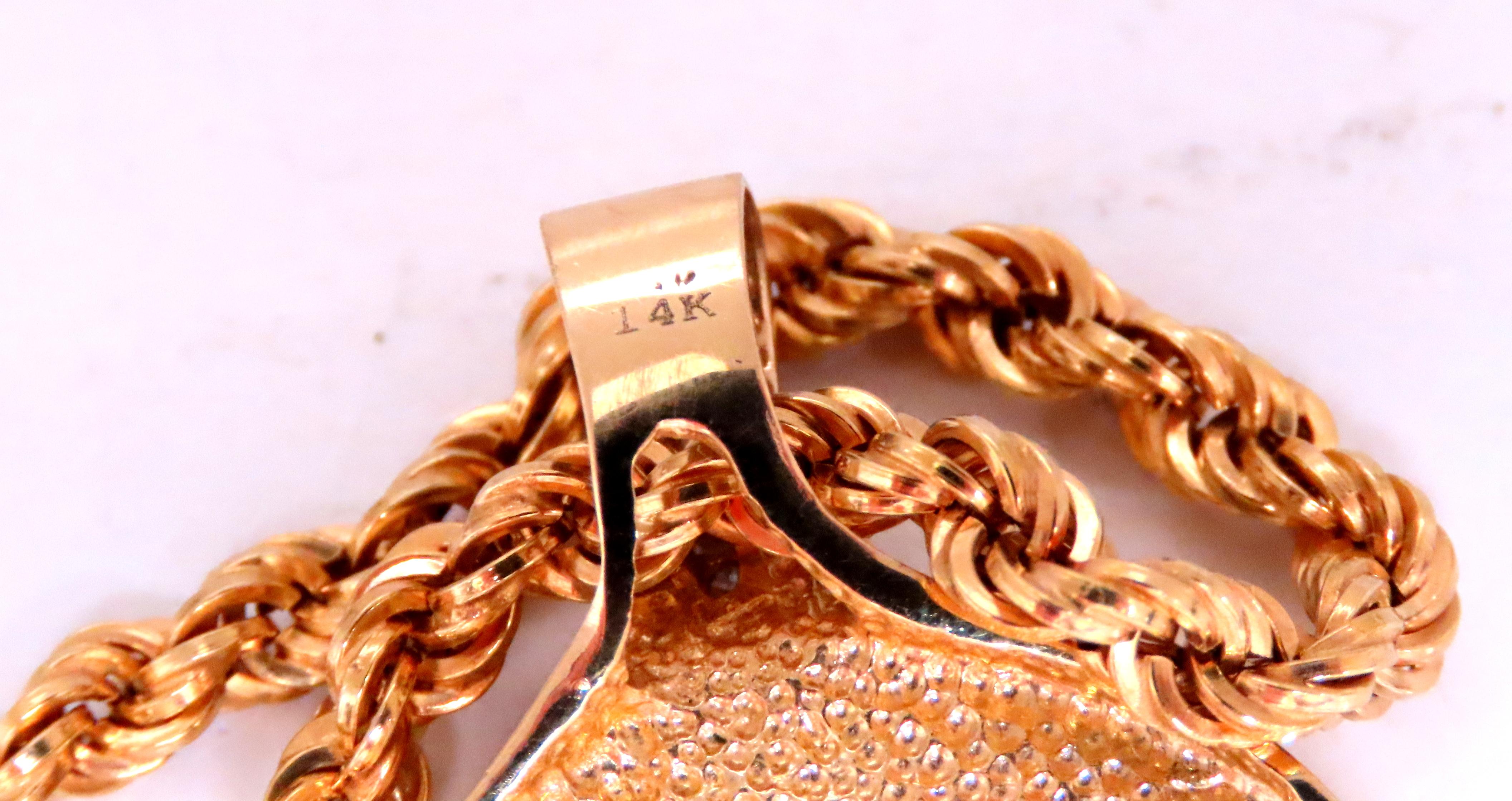 Opal Large Whale Tail Rope Chain Necklace 14K Gold - Elegant Statement Jewelry for Women, Perfect for Parties, Weddings & Everyday Wear