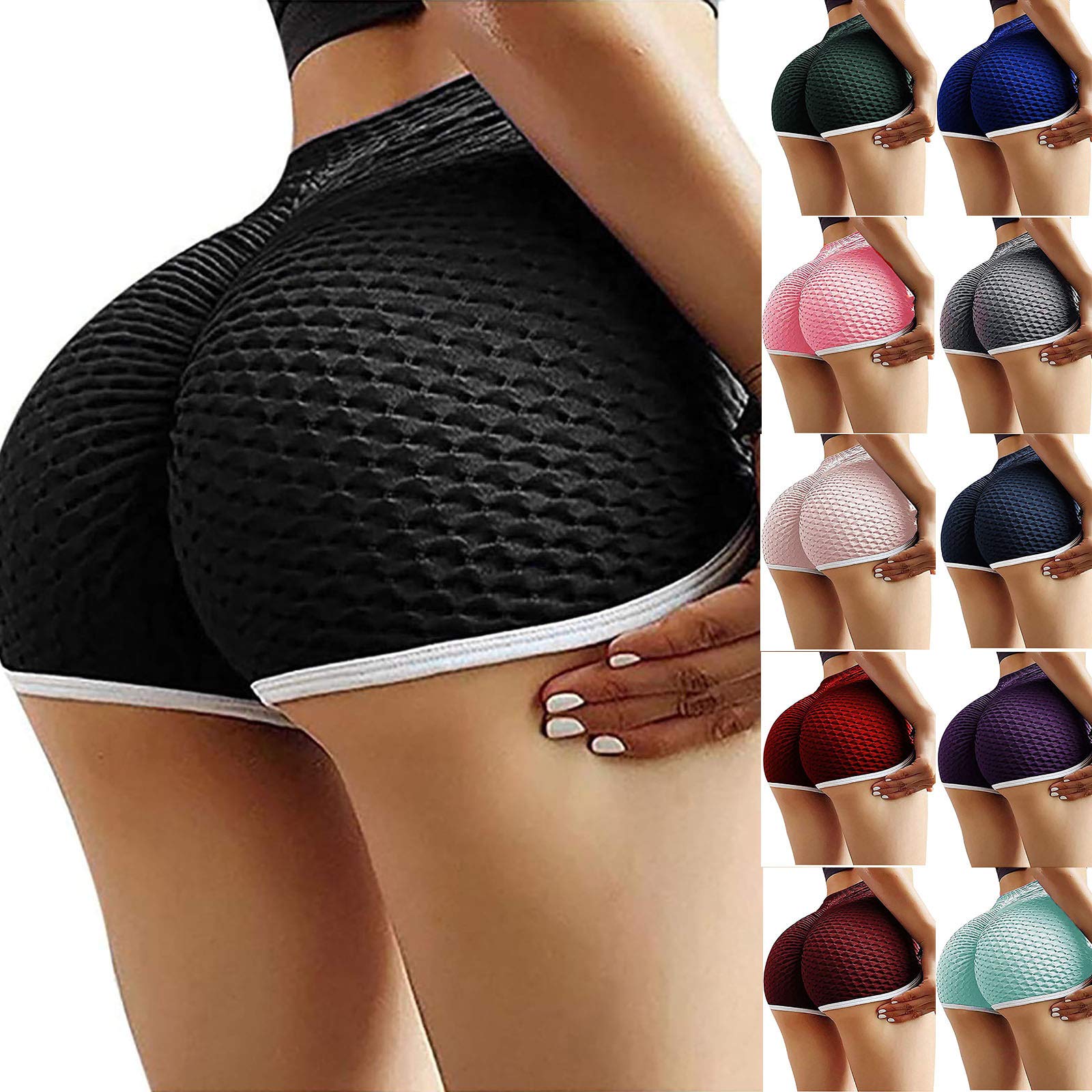 Women's High Waisted Biker Shorts - Tummy Control Compression Leggings for Yoga, Cycling & Workouts | Perfect for Gym, Running & Casual Wear