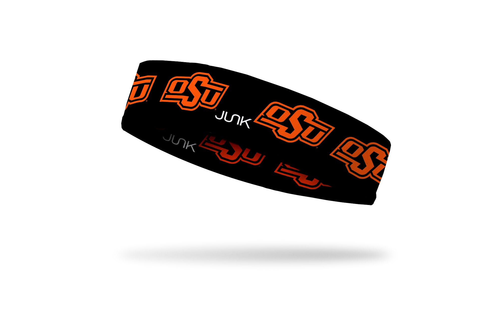 Oklahoma State University Logo Black Baller Headband - Adjustable Sweatband for Basketball, Running, Workouts & Sports - Official OSU Cowboys & Cowgirls Fan Gear