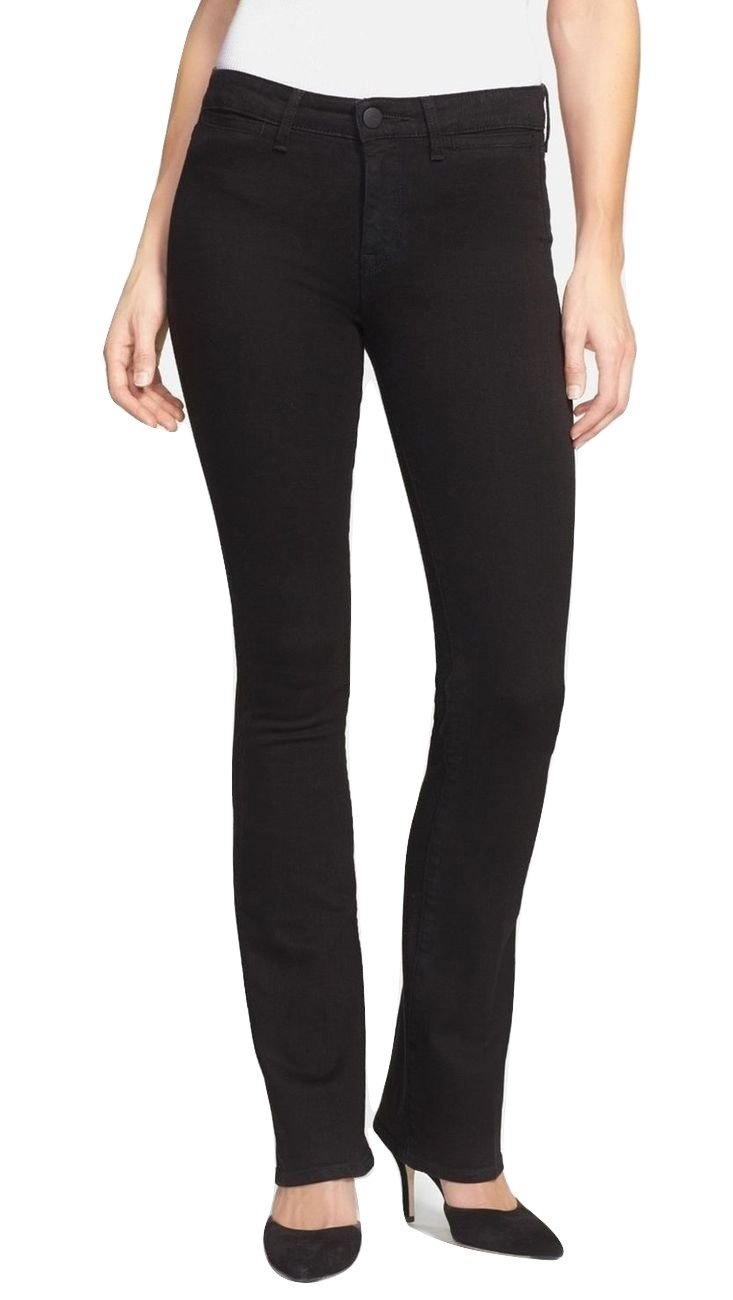 Vince Taylor High Rise Bootcut Stretch Jeans for Women - Resin Black (Size 26) | Comfortable & Flattering Denim Pants for Casual Wear, Office & Night Out