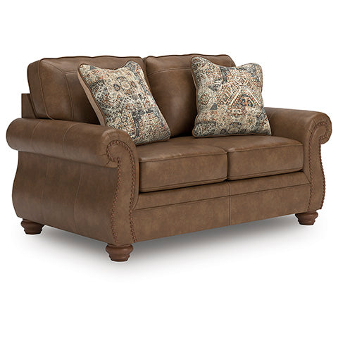 Chasemore Earth Loveseat Sofa - Modern 2-Seater Couch for Living Room, Small Space, Apartment & Office - PC5590235