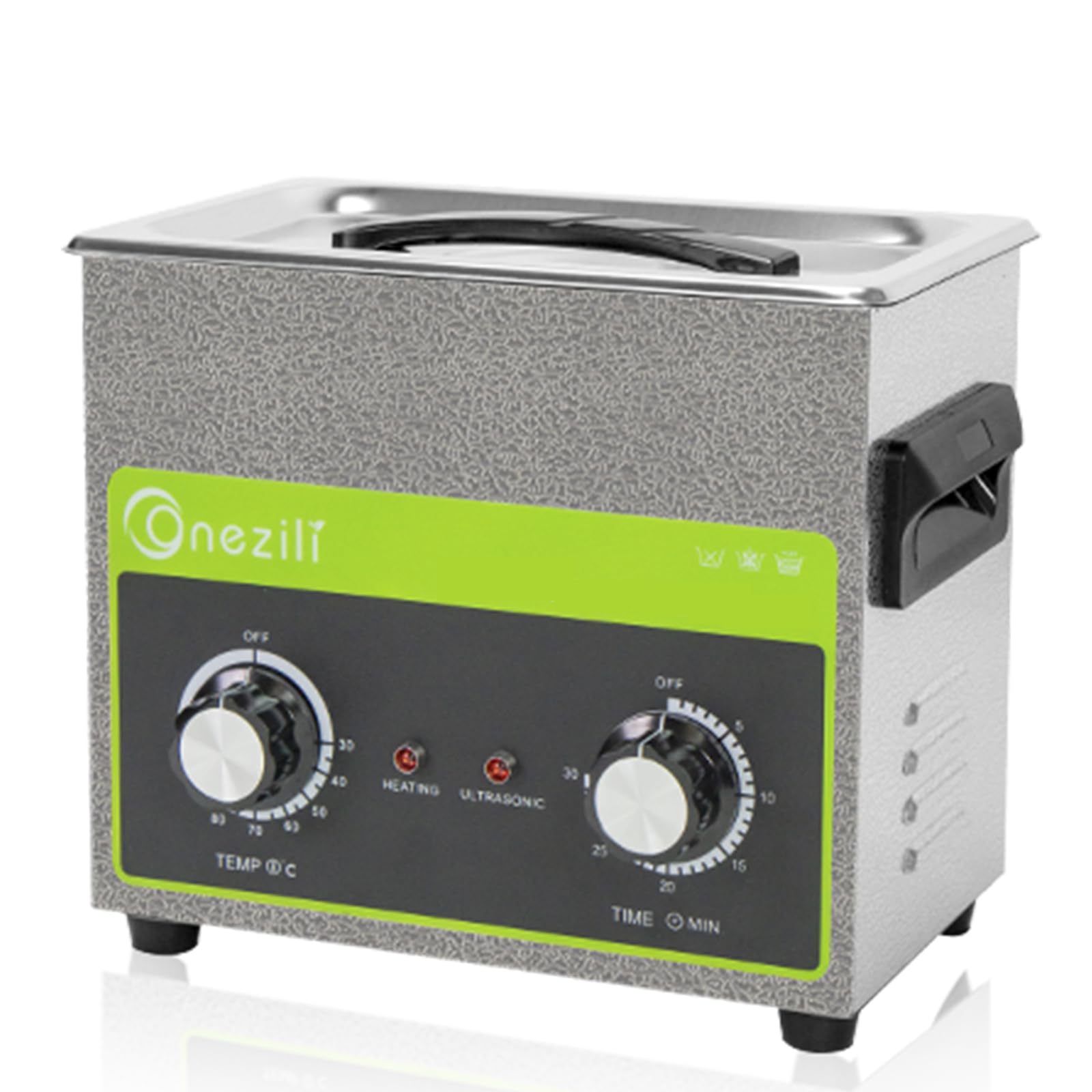 ONEZILI 3L Ultrasonic Cleaner with Industrial Transducers - 120W Timer Ultrasound Cleaning Machine for Jewelry, Glasses, Watches & Small Parts | Perfect for Home, Lab & Jewelry Store Use