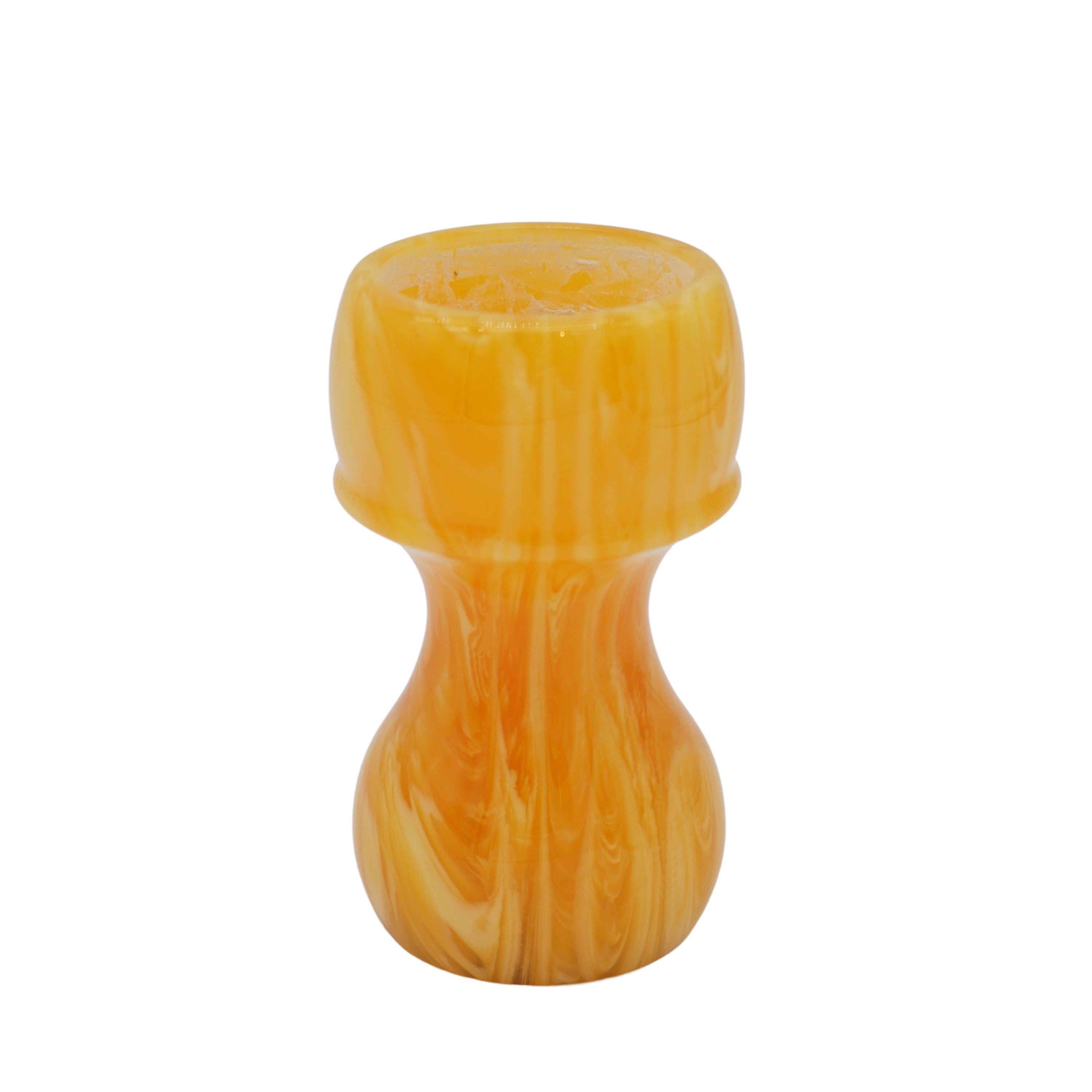 Premium Amber Handcrafted Shaving Brush Handle - Fits 24mm & 26mm Knots - Perfect for Wet Shaving & Grooming Gifts for Men