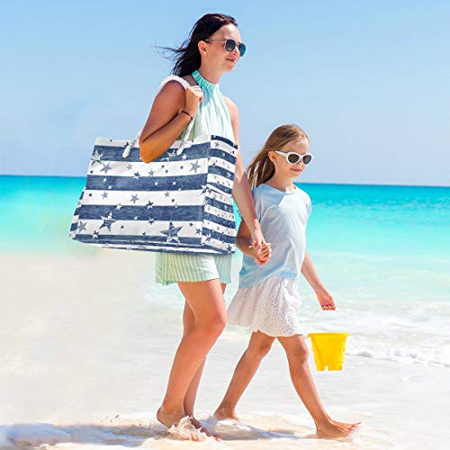 Striped Beach Tote 5