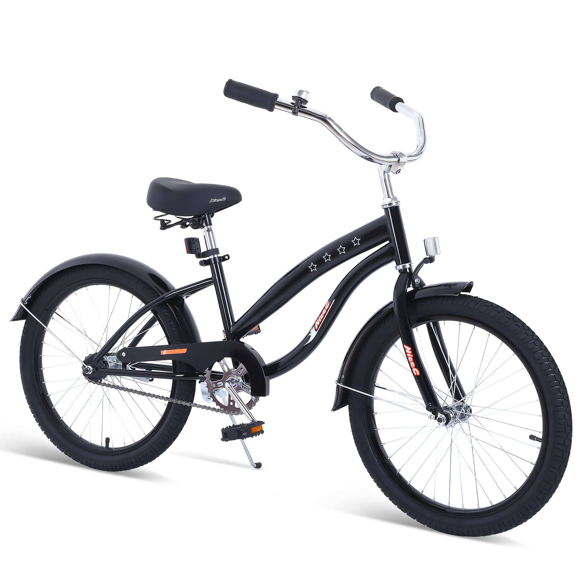 Nice C Kids Bike - 12 14 16 18 20 Inch Boys Girls Cruiser Bicycle with Coaster Brake & Training Wheels | Perfect for Beginners, Backyard Riding & Neighborhood Adventures
