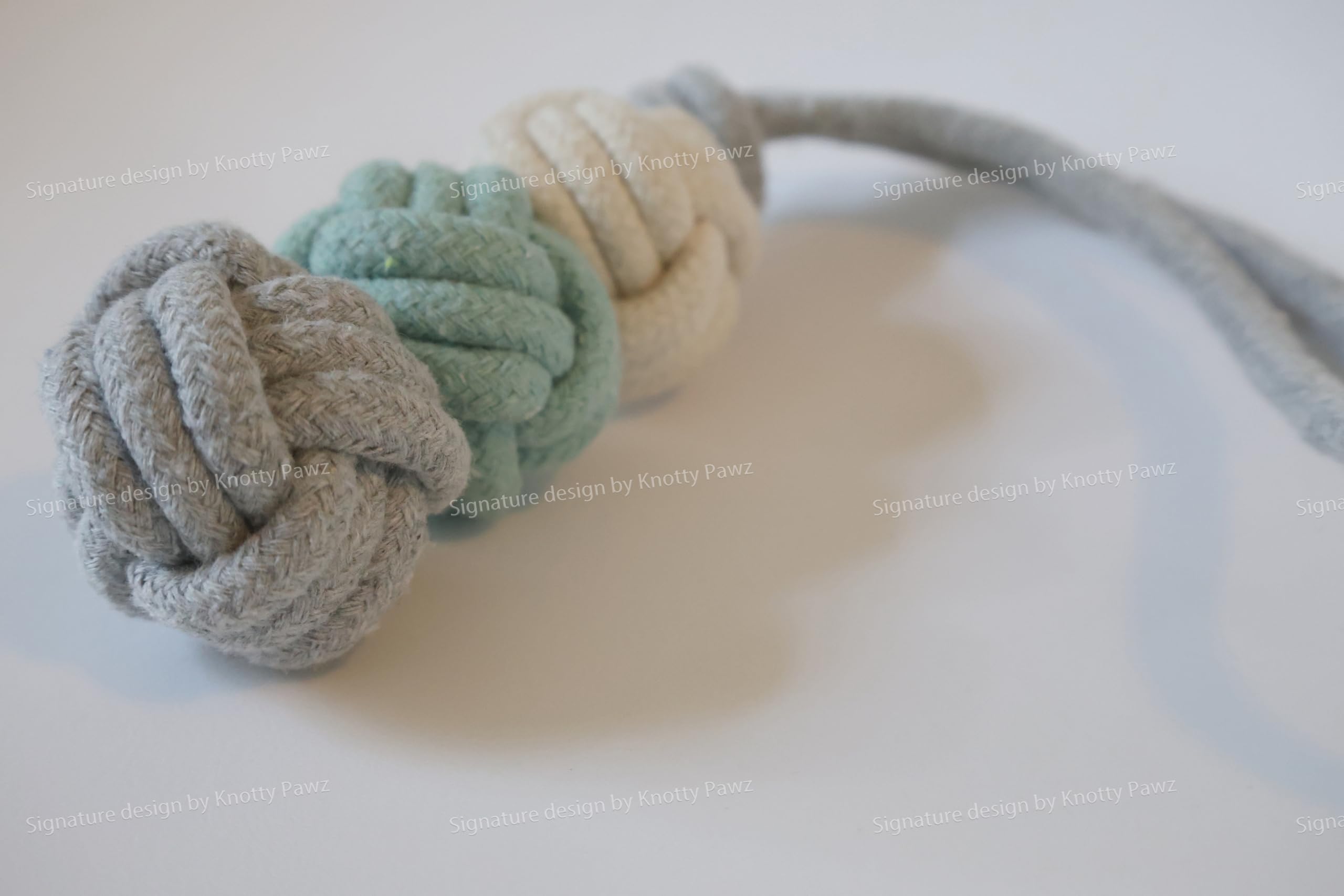 **Mint Ice Cream Rope Balls Puppy Tug Toy – Handmade Dog Chew Toys for Small Dogs, Durable Tug-of-War Rope Ball – Perfect Puppy Gift & Eco-Friendly Pet Toy – Great for Playtime, Training & Bonding**