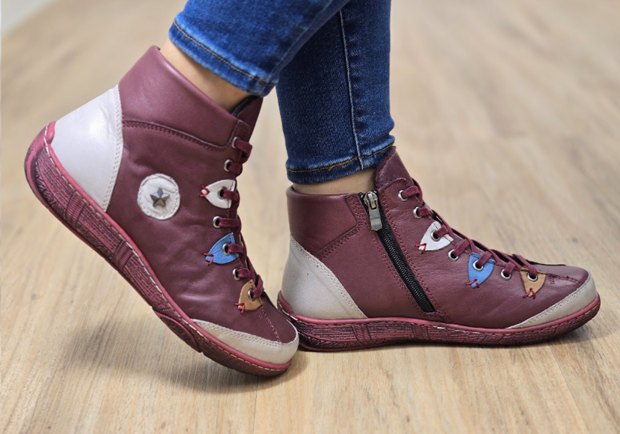 Orizonte Tova Women's Comfortable Leather Ankle Boots - European Style Fashion Shoes for Casual Wear, Office & Fall Outfits