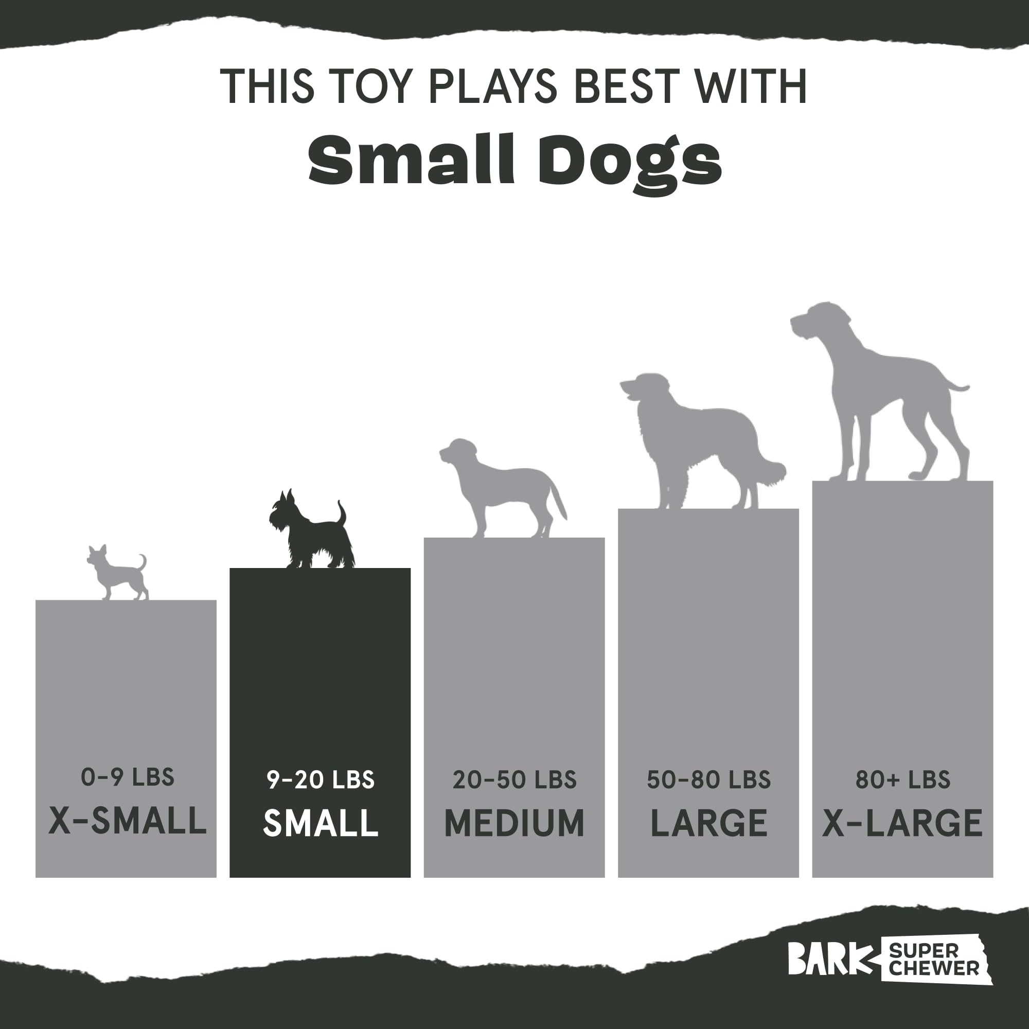 Barkbox Super Chewer Tough Dog Chew Toys for Aggressive Chewers - Durable Plush 2-in-1 Interactive Dog Toy (Potato Design, Small Size) - Perfect for Playtime, Training & Teeth Cleaning