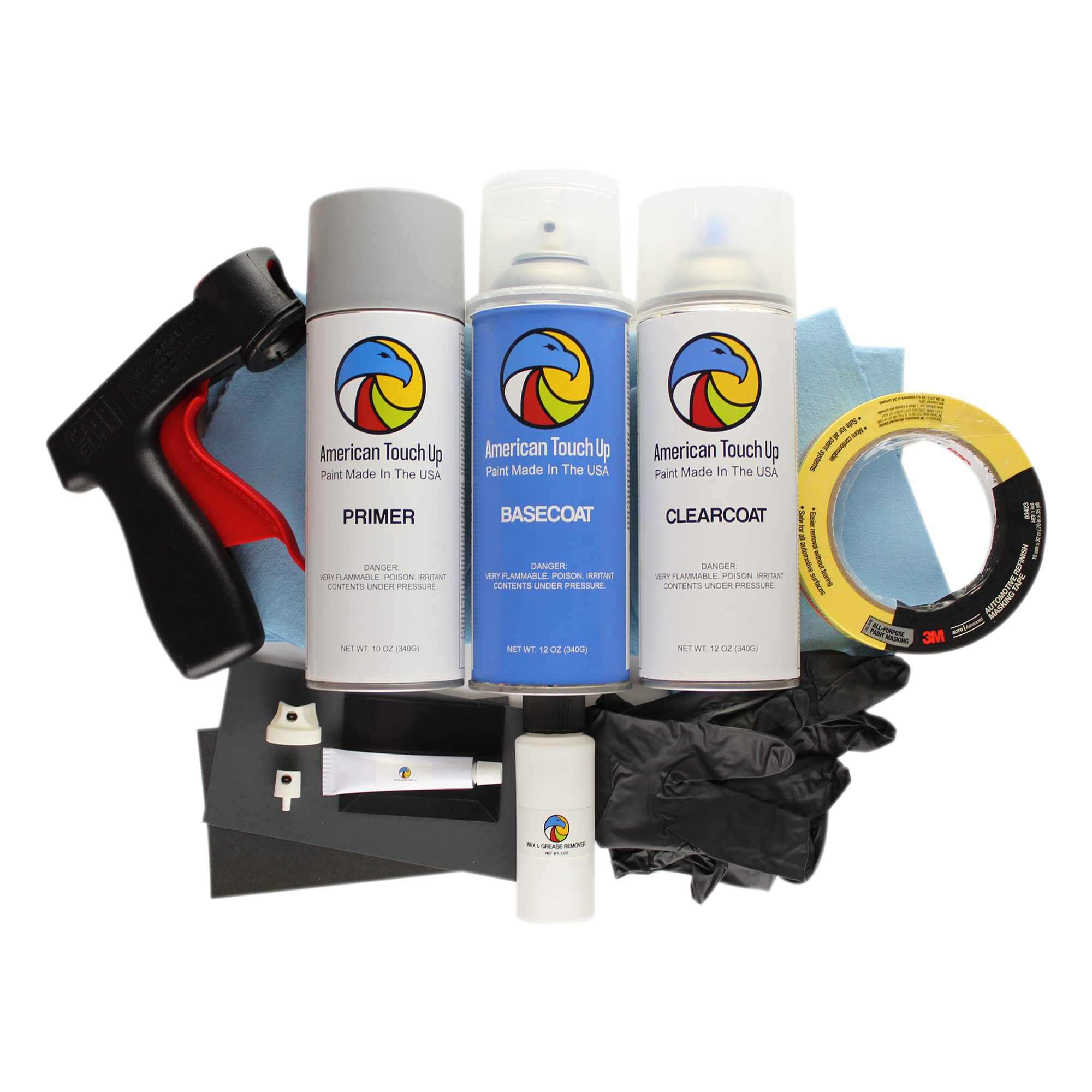 Toyota Touch Up Paint Kit (056/U056 Natural White) - Spray Paint with Primer, Basecoat & Clearcoat - Perfect for Car Scratches, Chips & DIY Auto Repairs