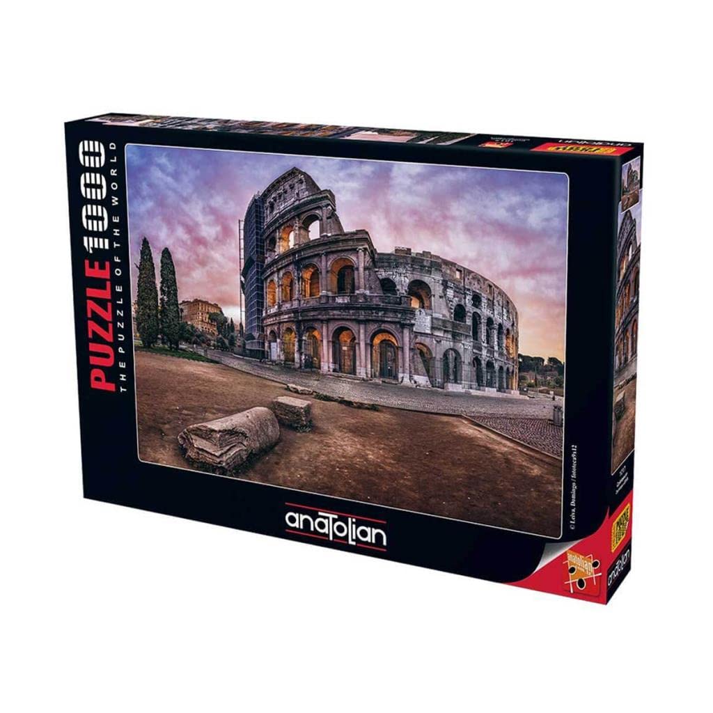 Anatolian Puzzle - Colosseum 1000 Piece Jigsaw Puzzle #1017 | Premium Quality Challenging Puzzle for Adults & Teens | Perfect for Family Game Night, Stress Relief & Home Decor