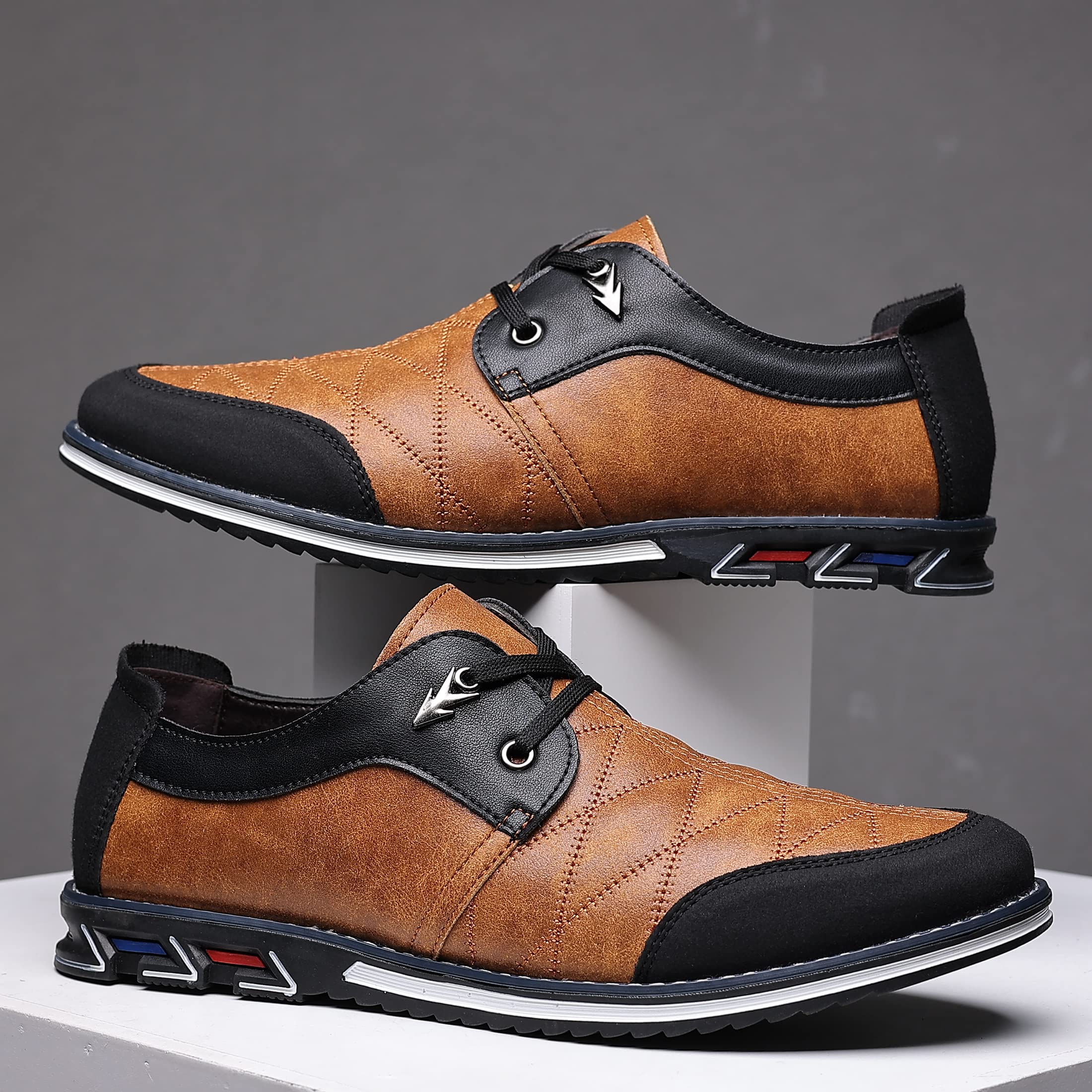 COSIDRAM Men's Casual Sneakers - Comfortable Loafers for Walking, Business & Office Wear | Stylish Dress Shoes for Everyday Use & Professional Outfits