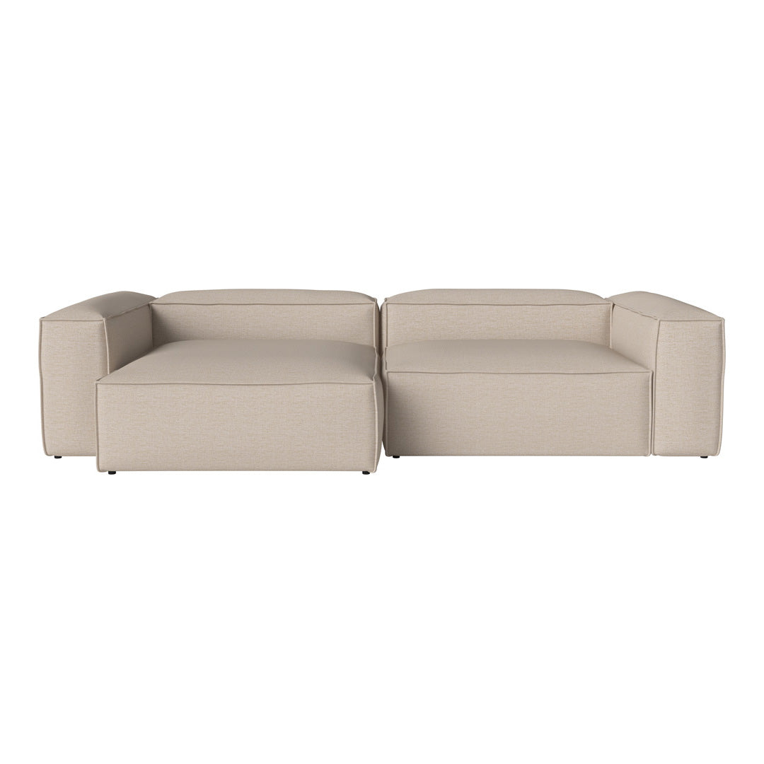 Cosima 2-Seater Sofa with Chaise Lounge - Modern Living Room Furniture for Small Spaces | Perfect for Apartments, Condos & Cozy Home Decor