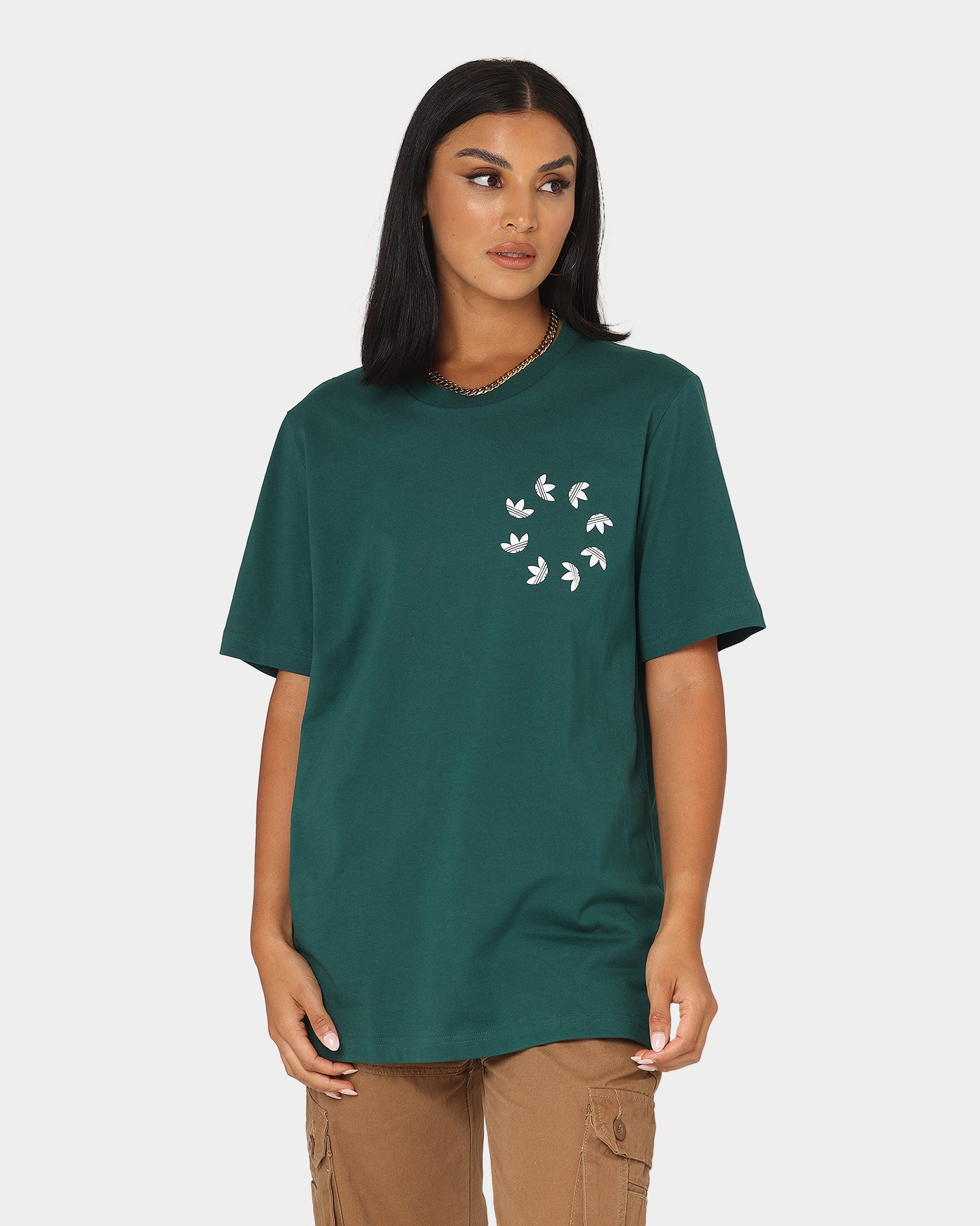Adidas Bold T-Shirt for Men - Collegiate Green Athletic Tee | Comfortable Cotton Fabric for Gym, Running & Casual Wear