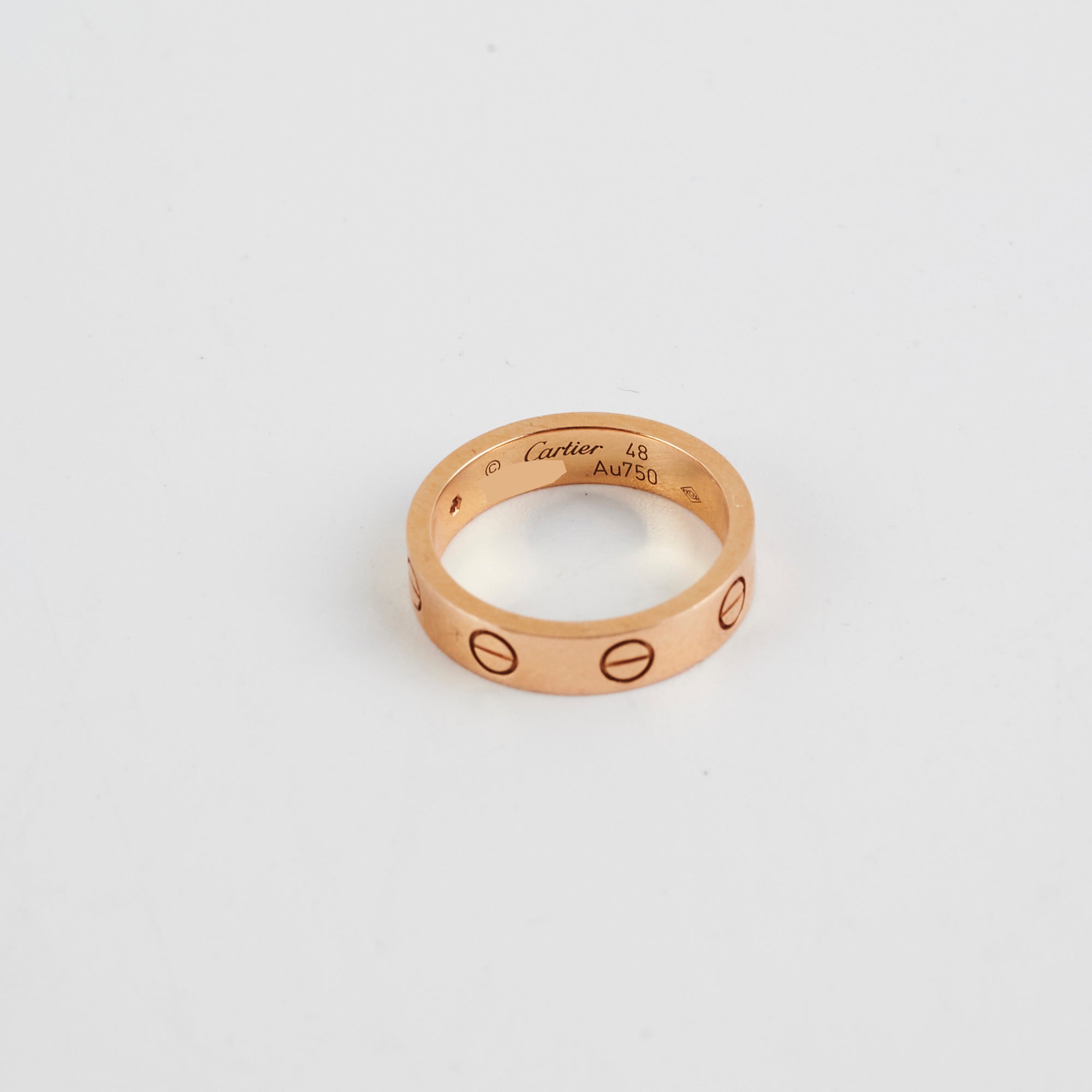 Cartier Love Wedding Band - 1 Diamond Ring Size 48 for Women | 18K Gold Bridal Jewelry | Perfect for Engagement, Anniversary & Special Occasions