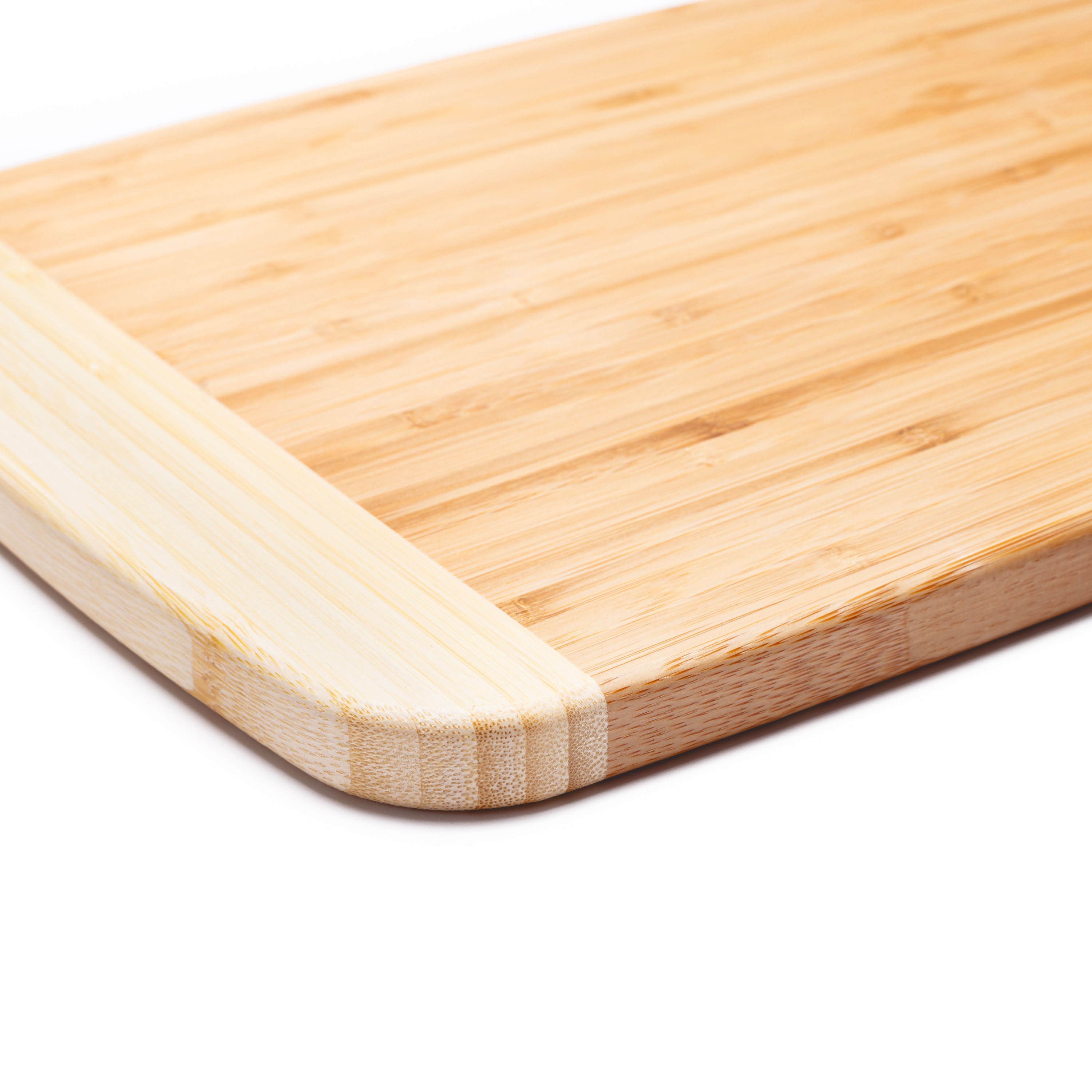 Premium Extra Large 12x18 Inch Burnished Bamboo Cutting Board - Durable & Eco-Friendly Kitchen Essential for Chopping, Slicing & Serving
