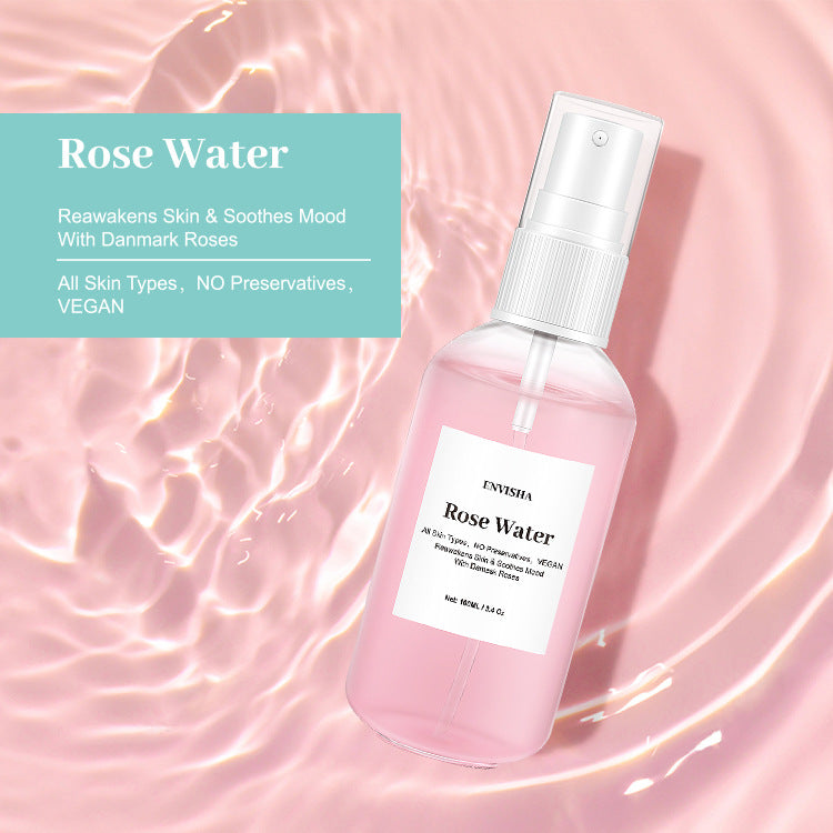 Organic Rose Water Facial Toner for Women - Hydrating & Soothing Skin Care - Perfect for Daily Use, After Sun Care & Makeup Removal