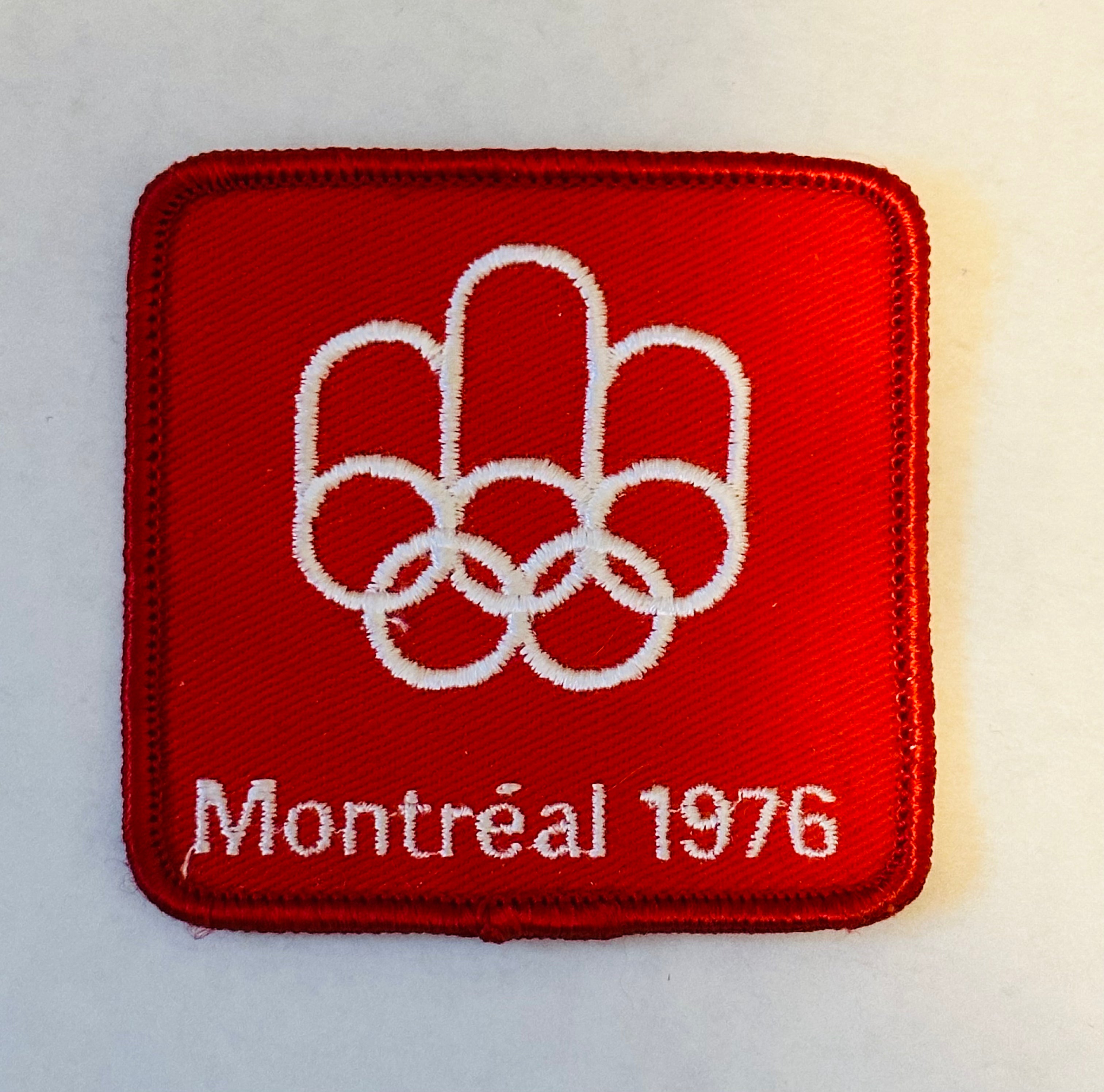 Vintage 1976 Montreal Olympics Original Rare Patch - Collectible Memorabilia for Sports Fans & History Enthusiasts - Perfect for Display, Framing, or Adding to Your Olympic Collection