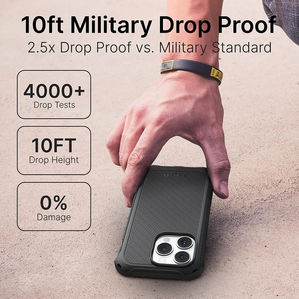 iPhone 14 Pro Case with MagSafe Compatibility - Shockproof Protective Cover for Everyday Use, Travel & Outdoor Activities