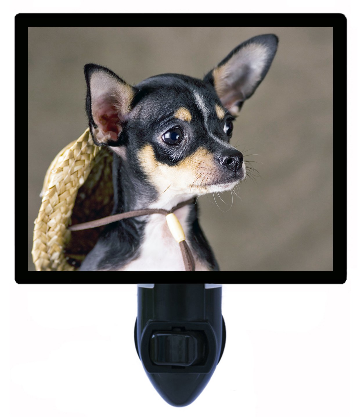 Chihuahua Dog Night Light with Sweet Hat - LED Pet Night Light for Bedroom, Nursery & Home Decor - Perfect for Nighttime Comfort and Safety