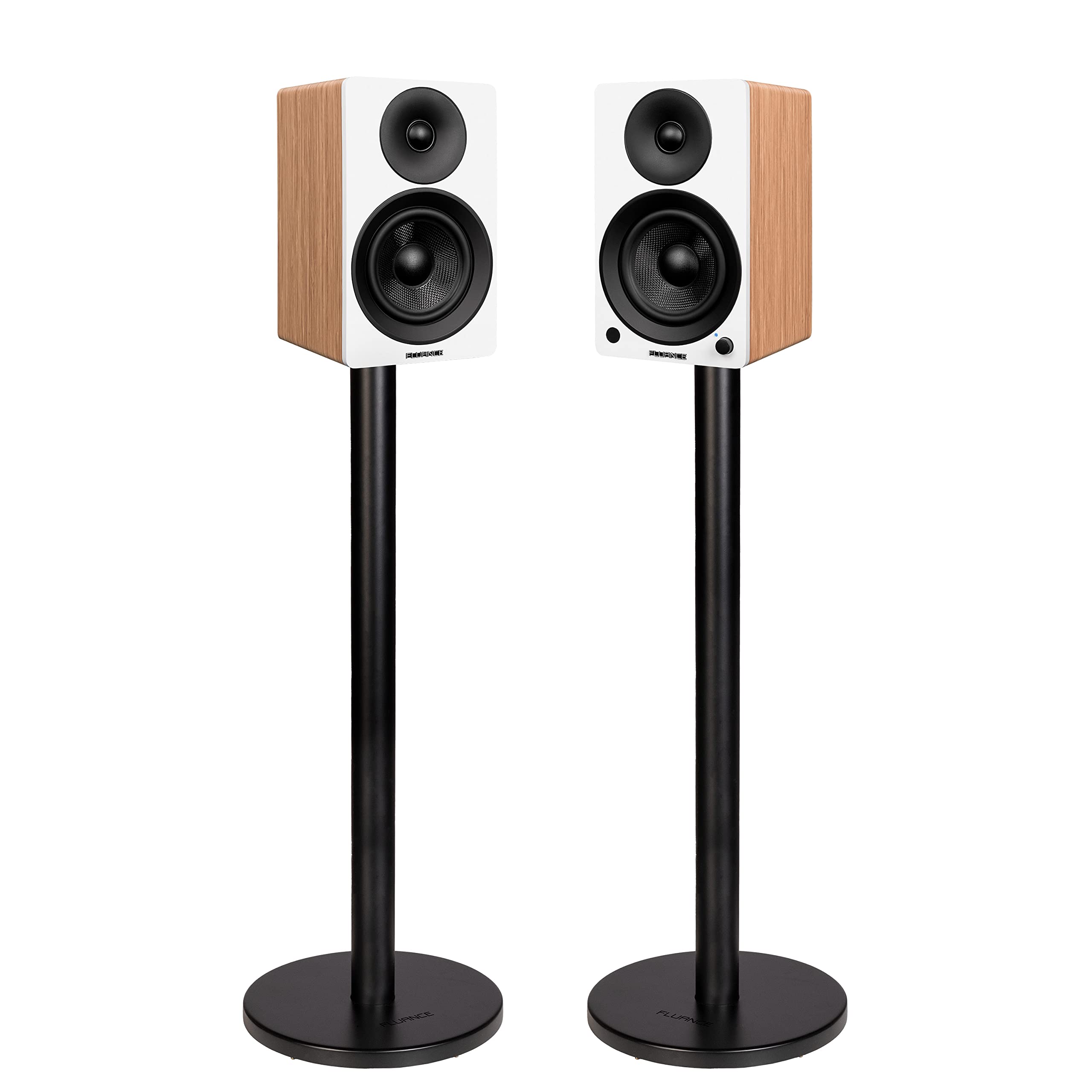 Fluance Ai41 Powered 2-Way Bookshelf Speakers with Stands - 5