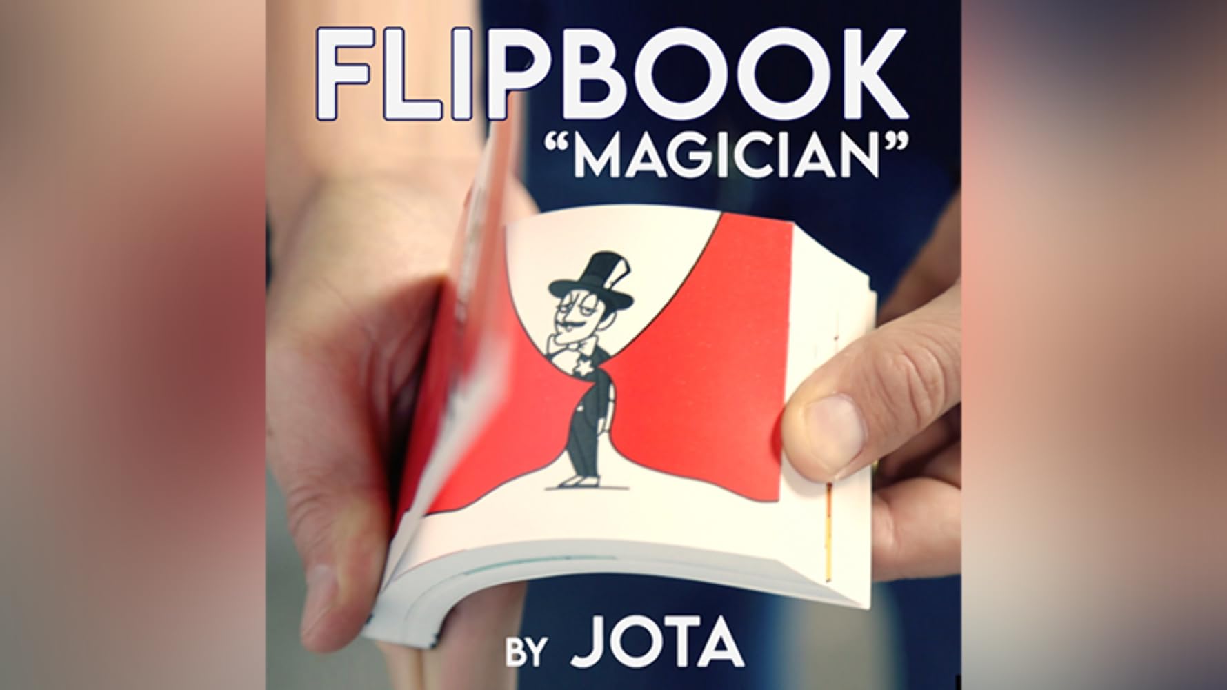 Murphy's Magic FLIP Book Magician Trick by JOTA - Gimmick & Online Tutorial - Perfect for Street Magic, Close-up Performances & Party Entertainment