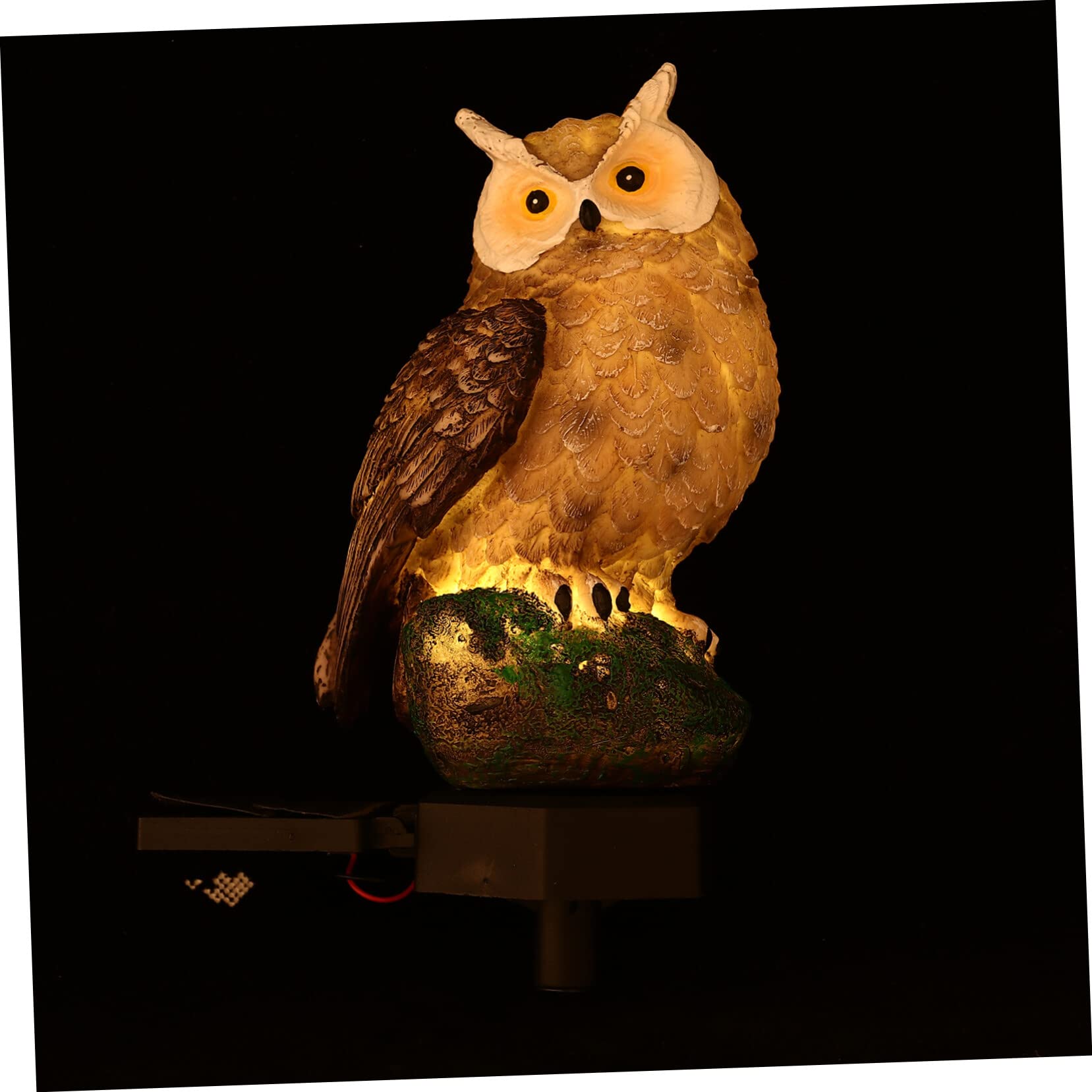 Solar Owl Garden Lights - Waterproof LED Outdoor Solar Lanterns with Owl Figurines for Yard, Pathway & Landscape Decoration | Weather-Resistant Solar Powered Owl Shape Lights for Patio, Garden & Walkway Lighting