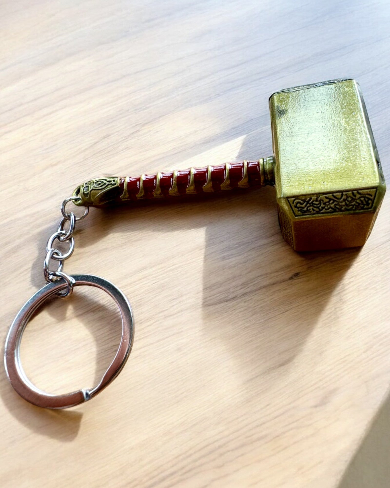 Viking Hammer Keychain & Bottle Opener - Premium Custom Engraved Multi-Tool for Outdoor Adventures, Camping & Gifts