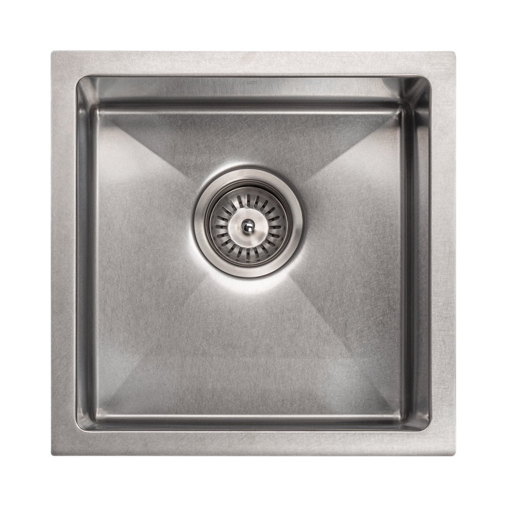 ZLINE 15-Inch Undermount Single Bowl Kitchen Sink - Satin Stainless Steel Bar Sink for Modern Homes (SUS 15S) | Perfect for Small Kitchens, Bars & RV Remodels