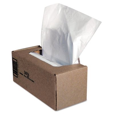 Fellowes 25 Gallon Shredder Waste Bags - 50 Pack | Heavy-Duty Trash Bags for Paper Shredders | Perfect for Office, Home & Commercial Use