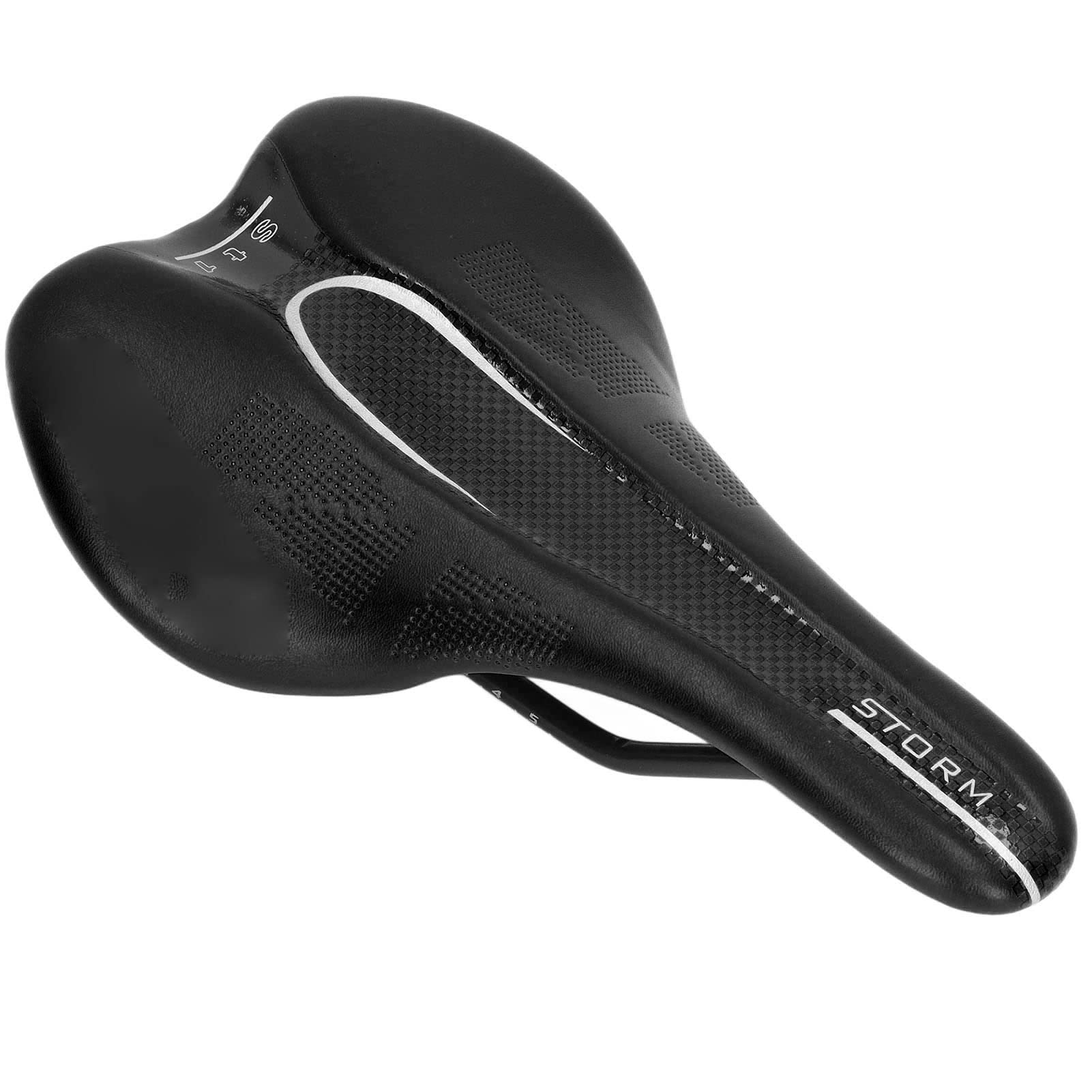 Dilwe Bike Saddle - Ultra Lightweight Microfiber Leather Bicycle Seat Cushion | Comfortable Road & Mountain Bike Seat for Men & Women | Perfect for Commuting, Cycling & Outdoor Adventures