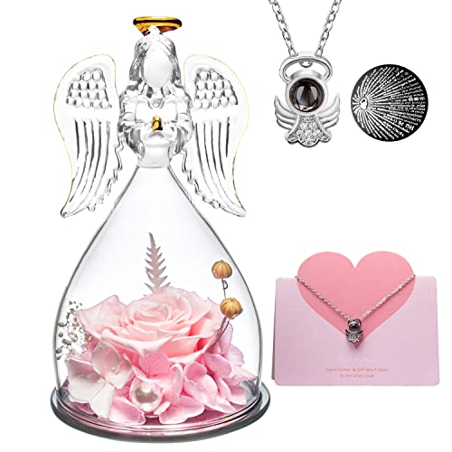 Light Pink Rose+Necklace