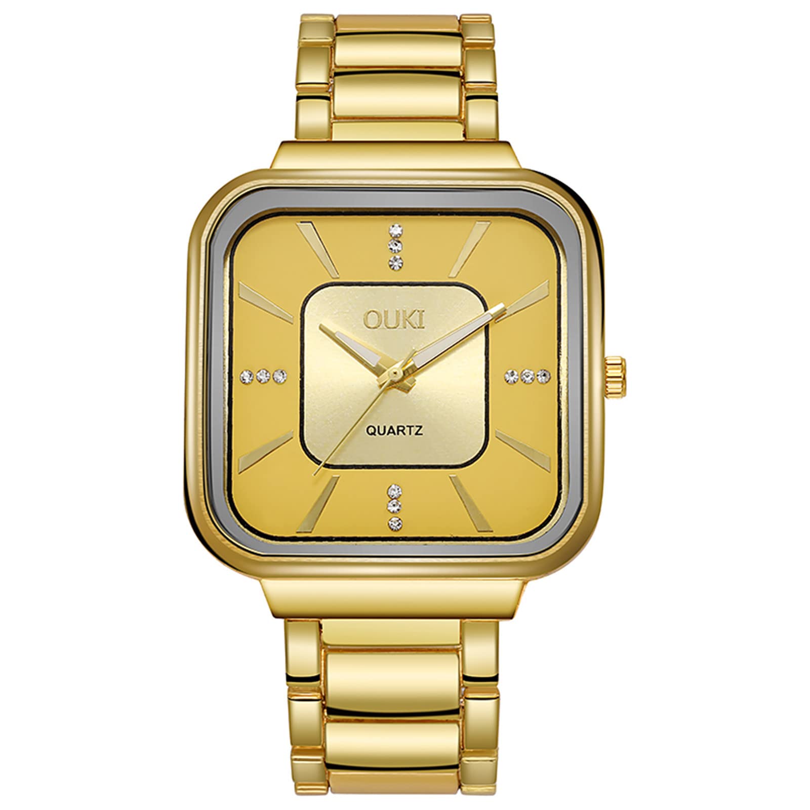Sleek Minimalist Men's Quartz Watch - Alloy Strap with Elegant Dial - Perfect Gift for Men | Ideal for Business, Casual Wear & Special Occasions