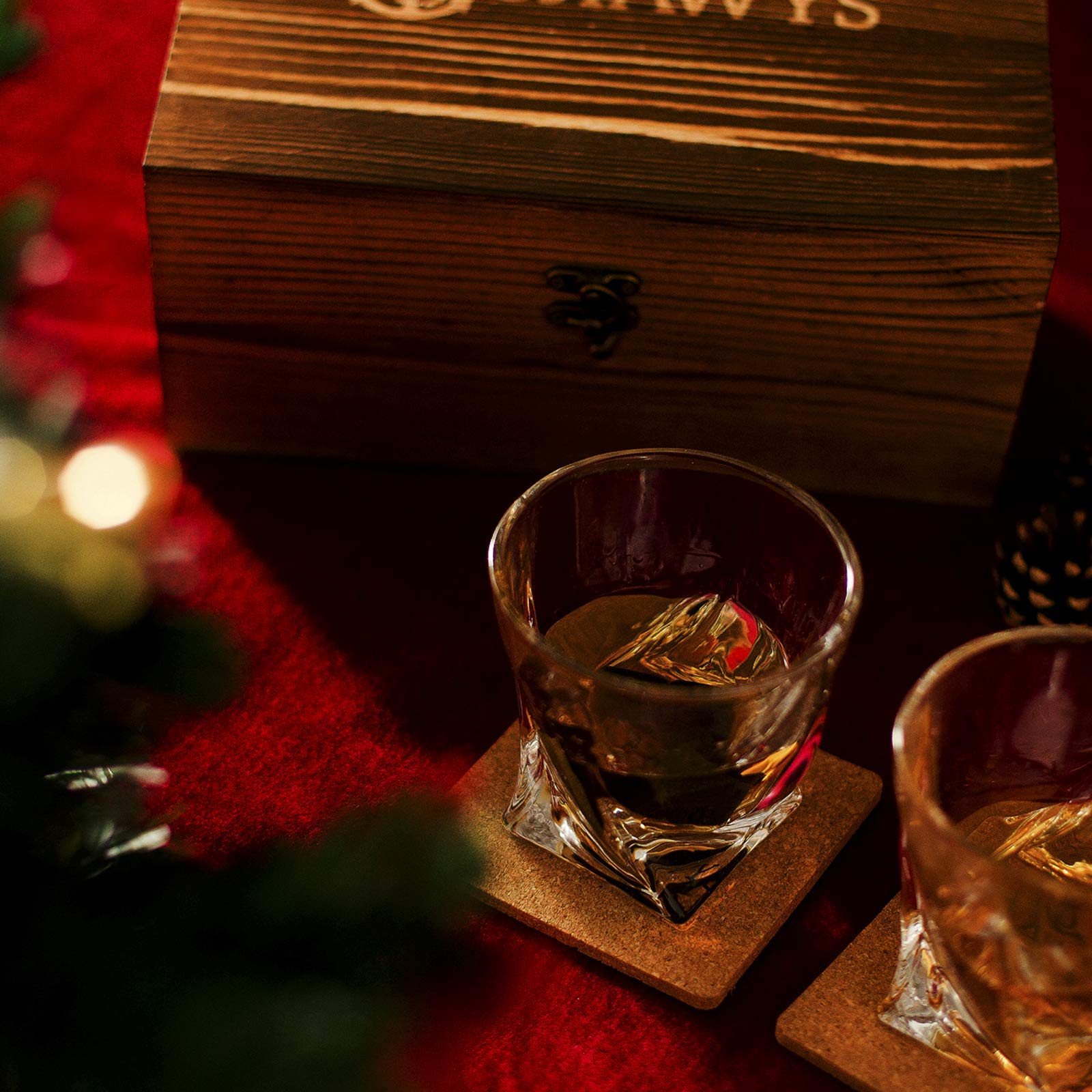 Whiskey Stones Gift Set for Men - Perfect for Christmas & Anniversaries