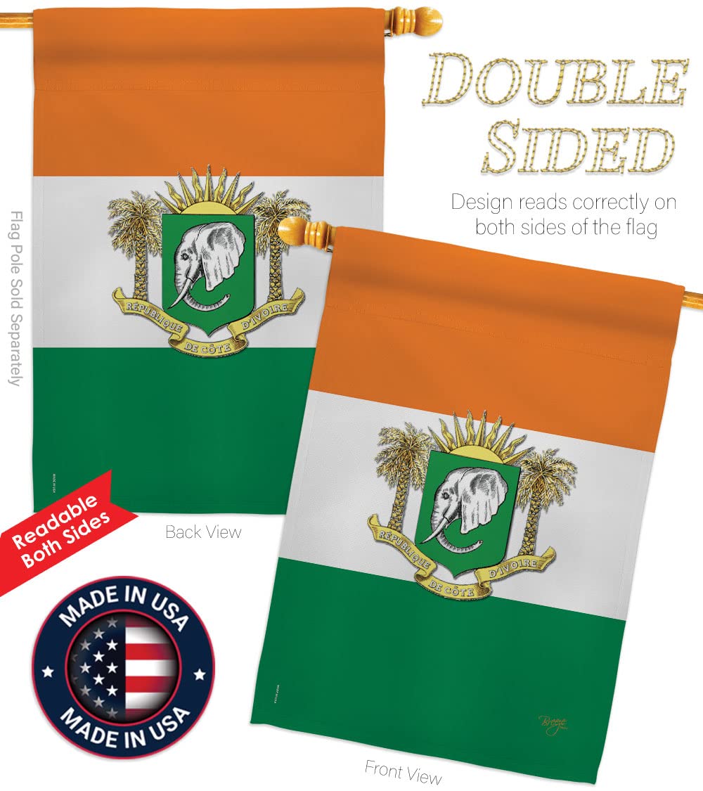 Ivory Coast National Flag Set 28x40