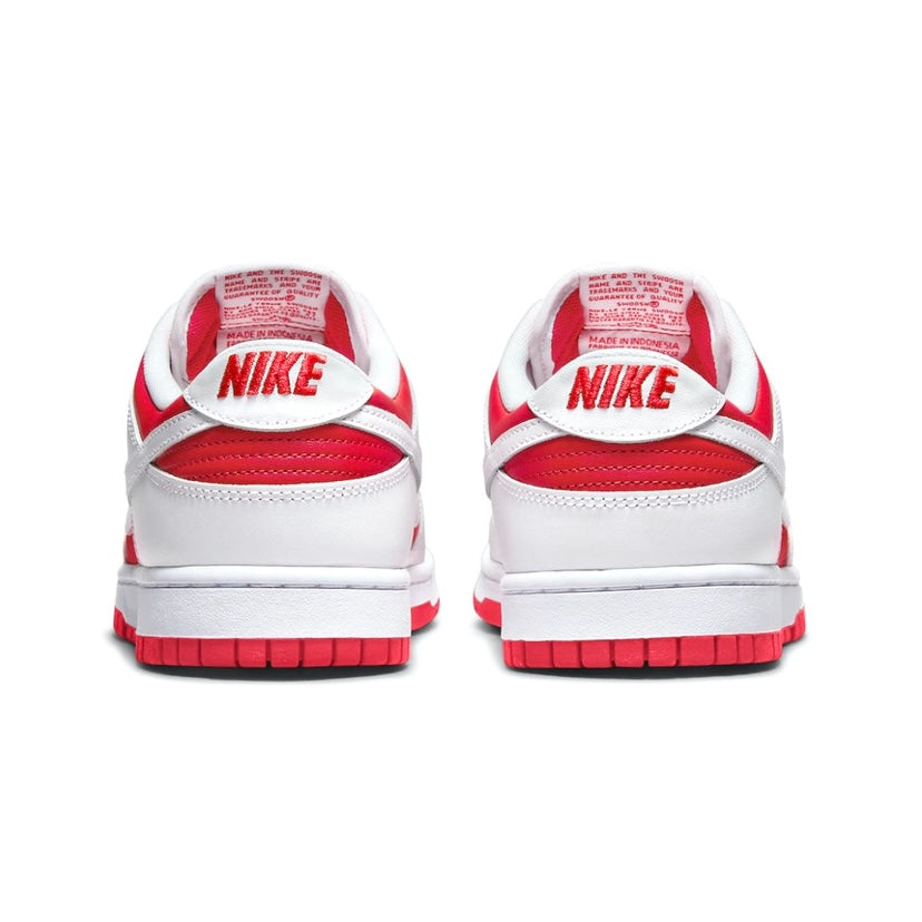 Nike Dunk Low Championship Red University White Sneakers 2021 - Men's Basketball Shoes for Casual Wear & Street Style
