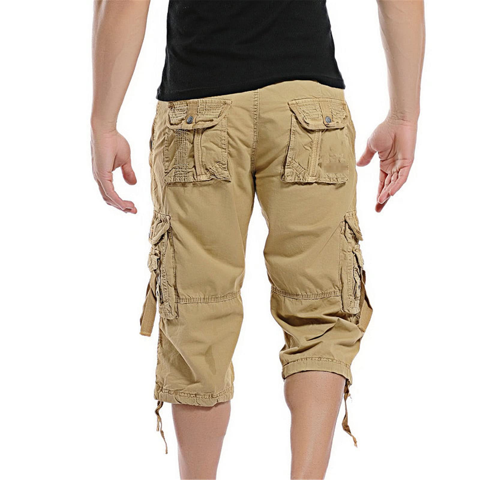 **Men's Camo Cargo Shorts - Breathable Loose Fit Summer Shorts Without Belt for Outdoor Hiking, Camping & Casual Wear**