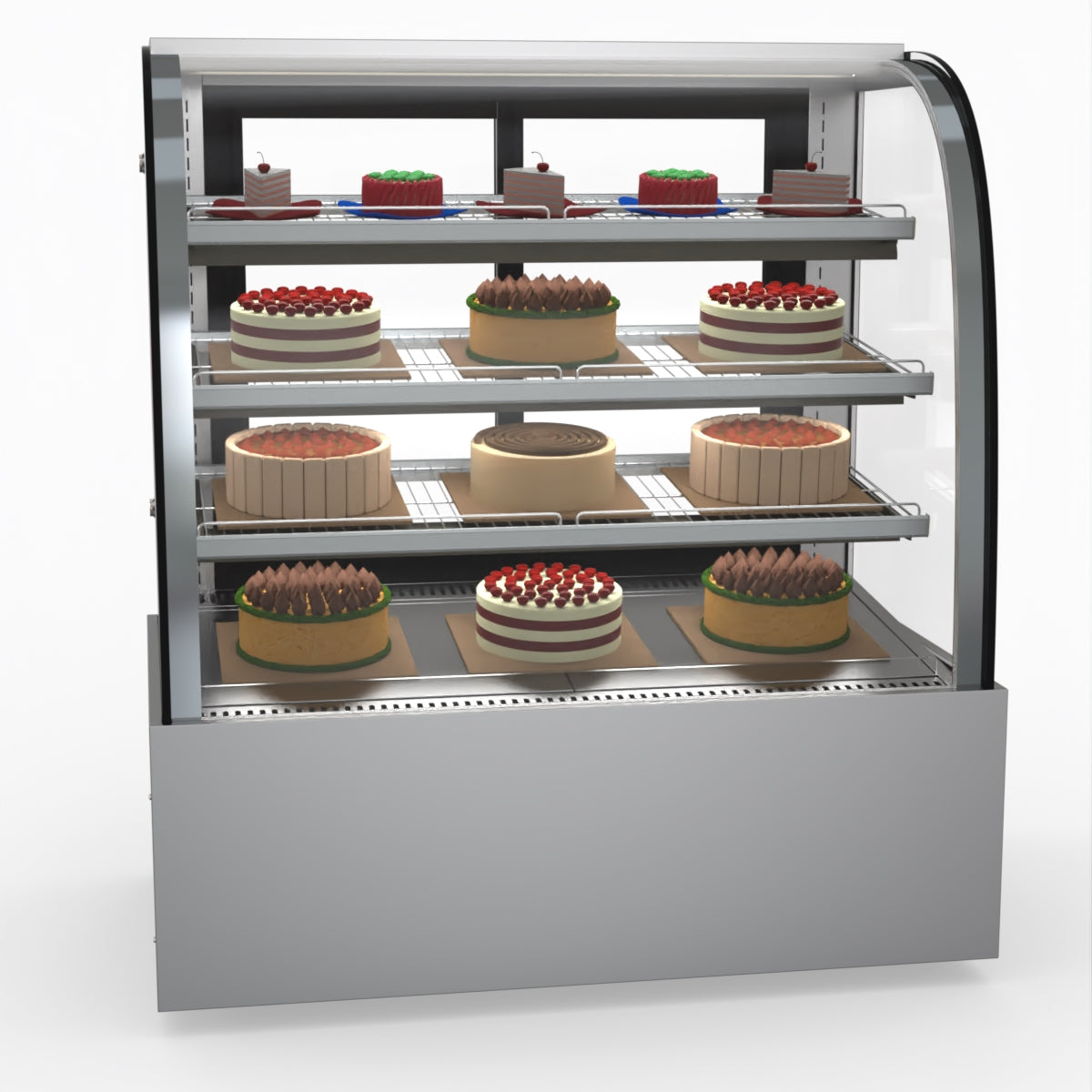 Bonvue SL840 Commercial Refrigerated Display Case - Perfect for Delis, Bakeries & Cafes to Showcase Fresh Food
