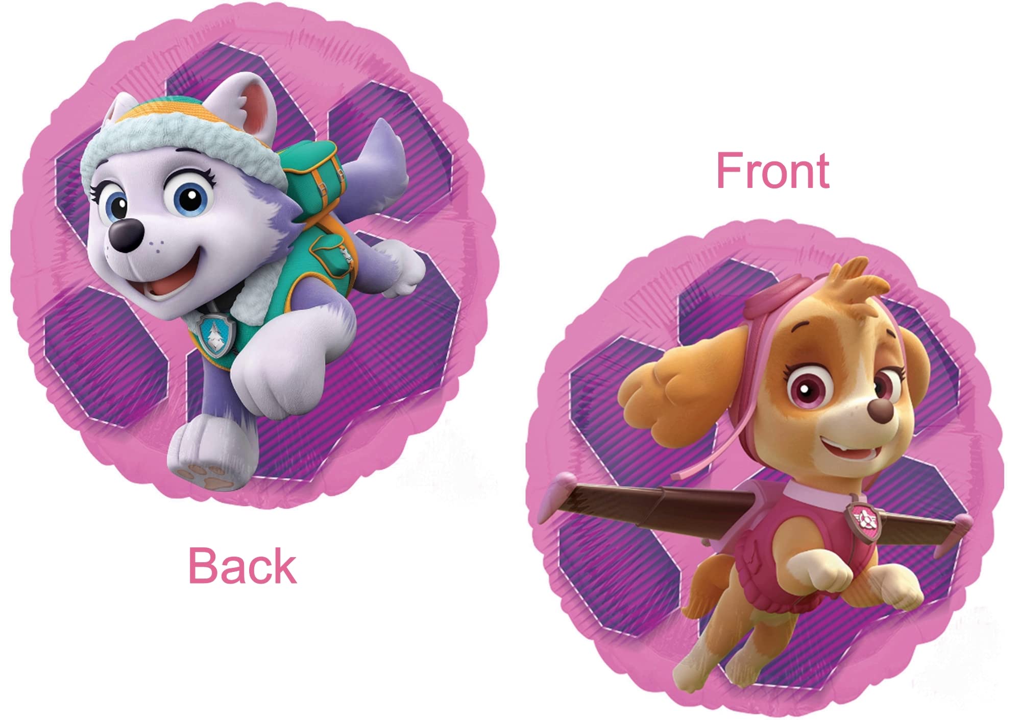 Anagram Paw Patrol Skye 4th Birthday Party Balloon Bouquet Decorations - Perfect for Kids Birthday Parties, Themed Decor & Celebration Balloon Arrangements