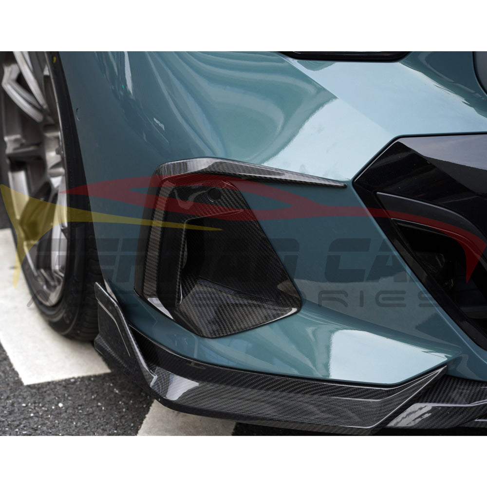 2024 BMW 5 Series G60 Carbon Fiber Front Air Ducts - High Performance Cooling Upgrade for Track & Street Use