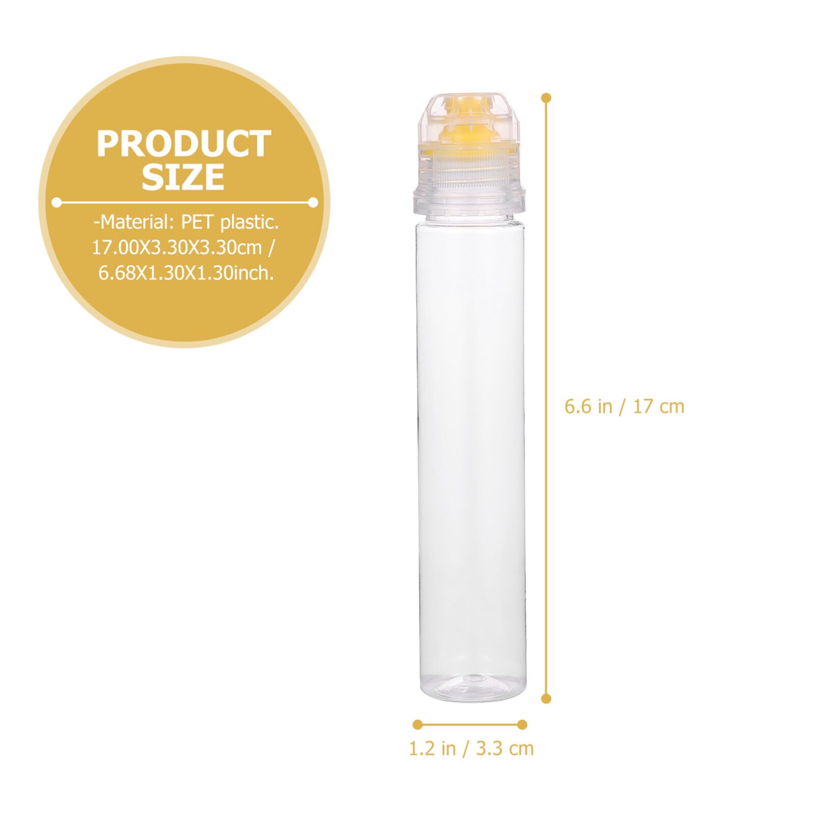 10Pcs Honey Squeeze Bottles - Salad Dressing & Condiment Containers for Kitchen & BBQ