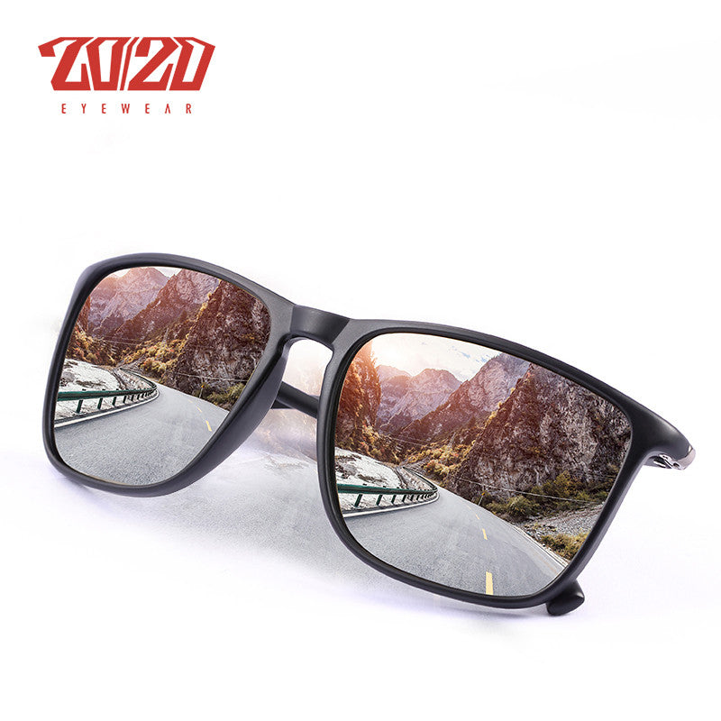 20/20 Brand Classic Polarized Sunglasses for Men - UV Protection, TR90 Lightweight Frame (TR138) - Perfect for Driving, Fishing & Outdoor Activities