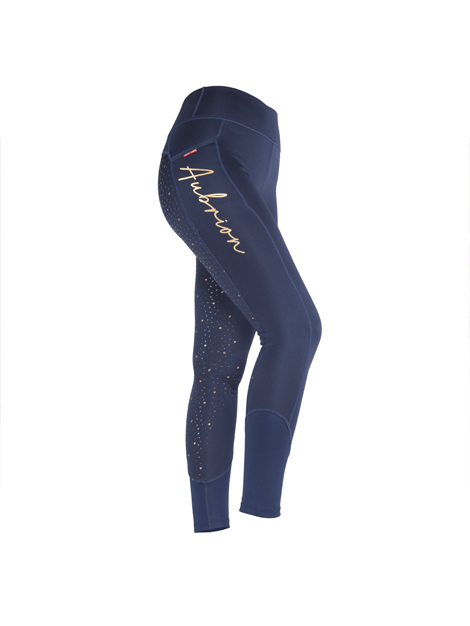 Aubrion Team Winter Riding Tights for Women - Thermal Equestrian Breeches with Grip - Perfect for Cold Weather Horseback Riding & Outdoor Equestrian Sports