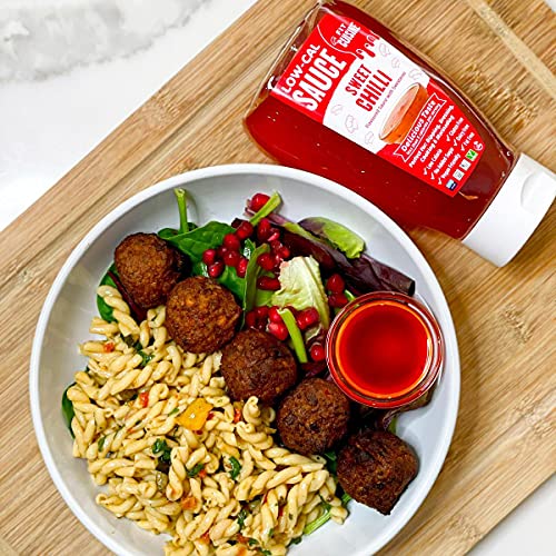 Applied Nutrition Fit Cuisine Low Calorie Sweet Chili Sauce 425ml - Healthy Condiment for Weight Loss, Meal Prep & Keto Diet