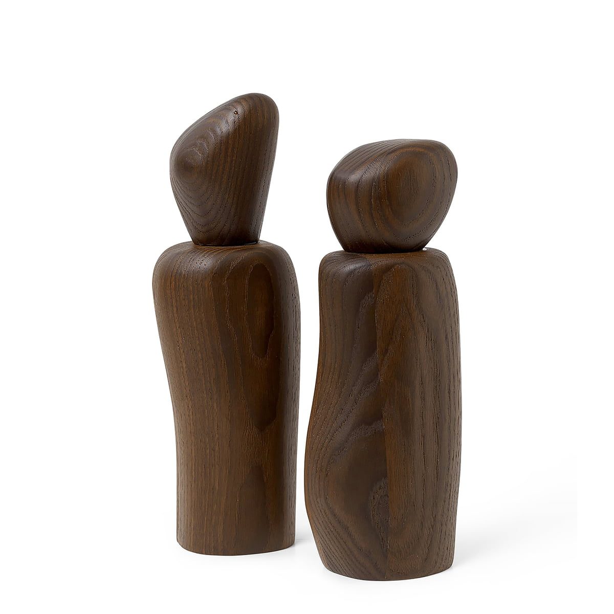 FERM LIVING Cairn Grinder - Premium Dark Brown Salt and Pepper Mill Set for Kitchen & Dining - Perfect for Home Cooking, Restaurants, and Gift Giving