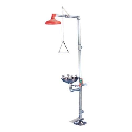 WaterSaver SS909HFC WideArea Eye and Face Wash Safety Station with Stainless Steel Bowl for Industrial and Laboratory Use
