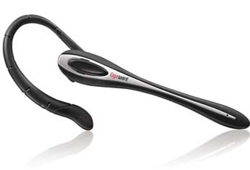 RadioShack Gigaware Mono Earclip Headset with Microphone - Lightweight Hands-Free Headphone for Office, Call Center & Driving - Includes Convenient Carry Pouch